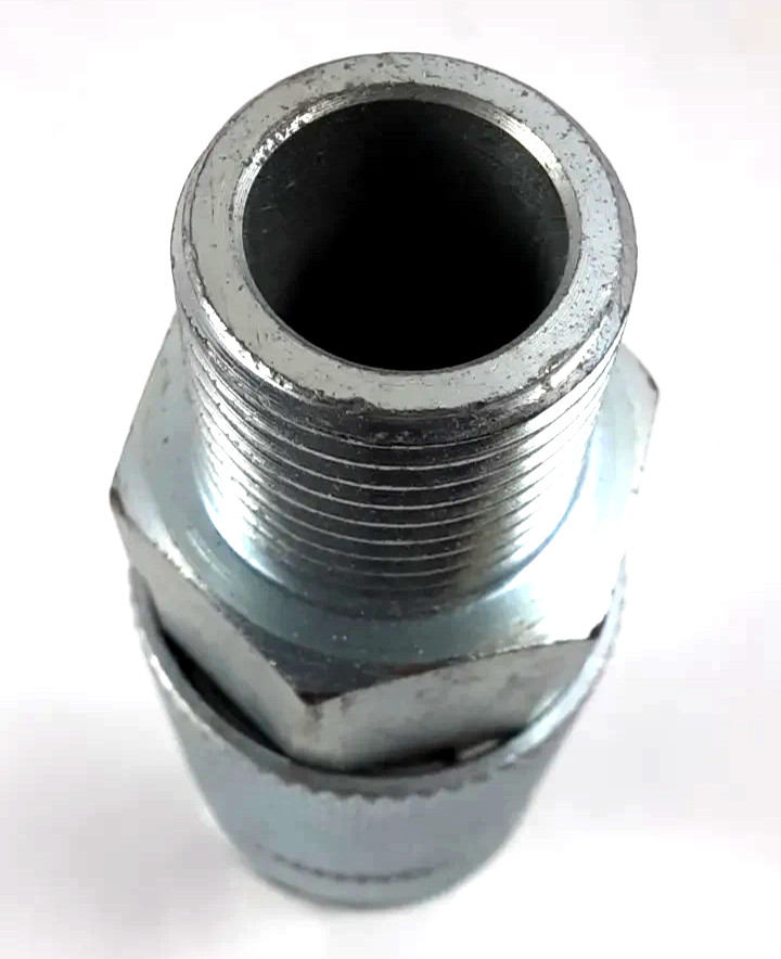 Amflo C5 - 3/8" Coupler w/ 3/8" T Design x 3/8" MNPT Steel