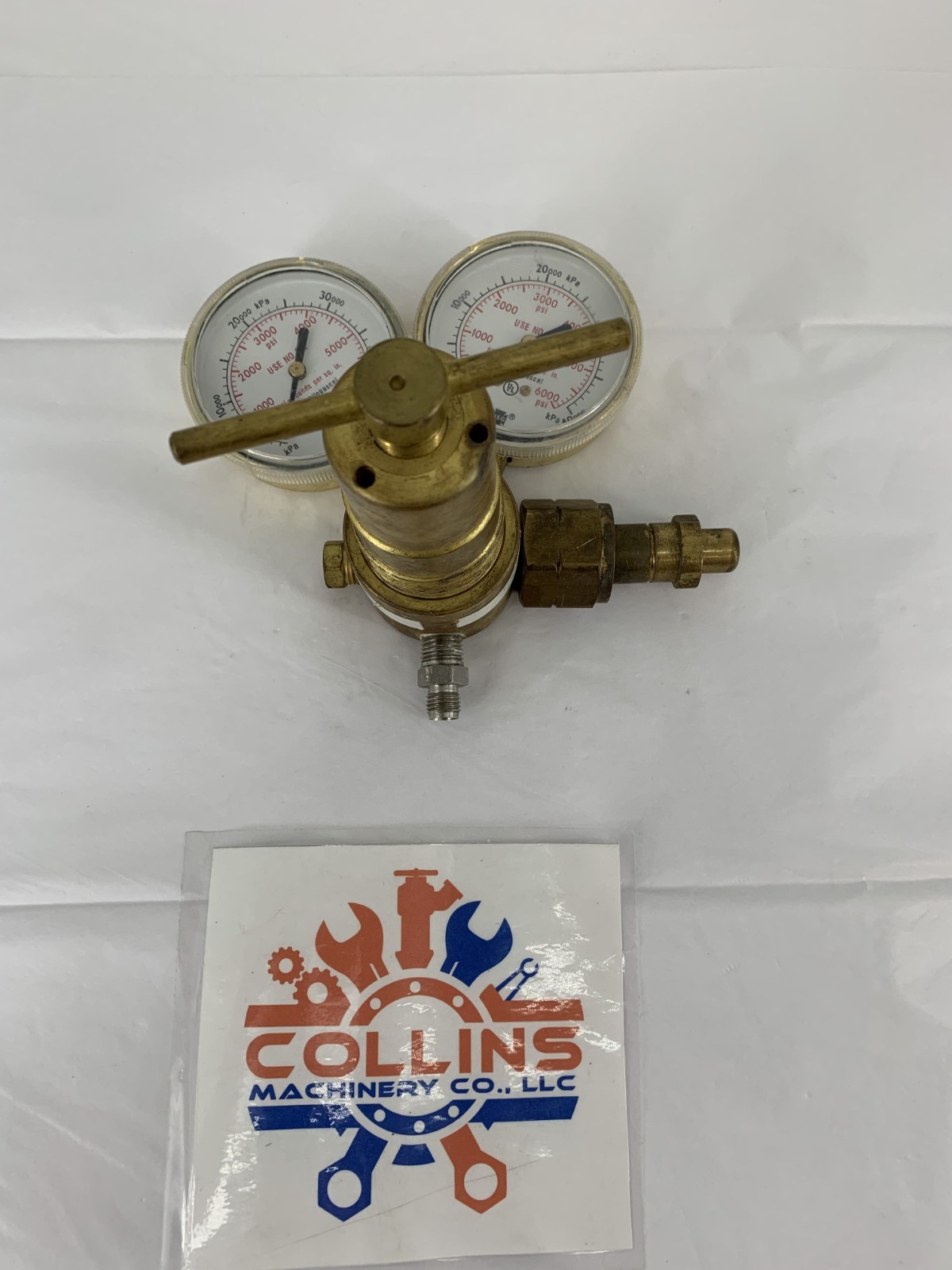 ASG 3800V-4500-677 Industrial High Pressure Gas Regulator Assembly 300-4500PSIG
