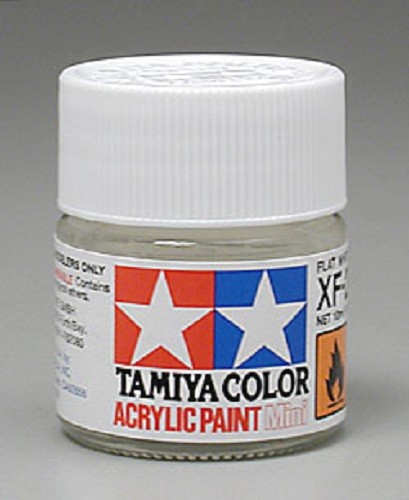Tamiya Acrylic XF-2 Flat White Paint Jar 81702