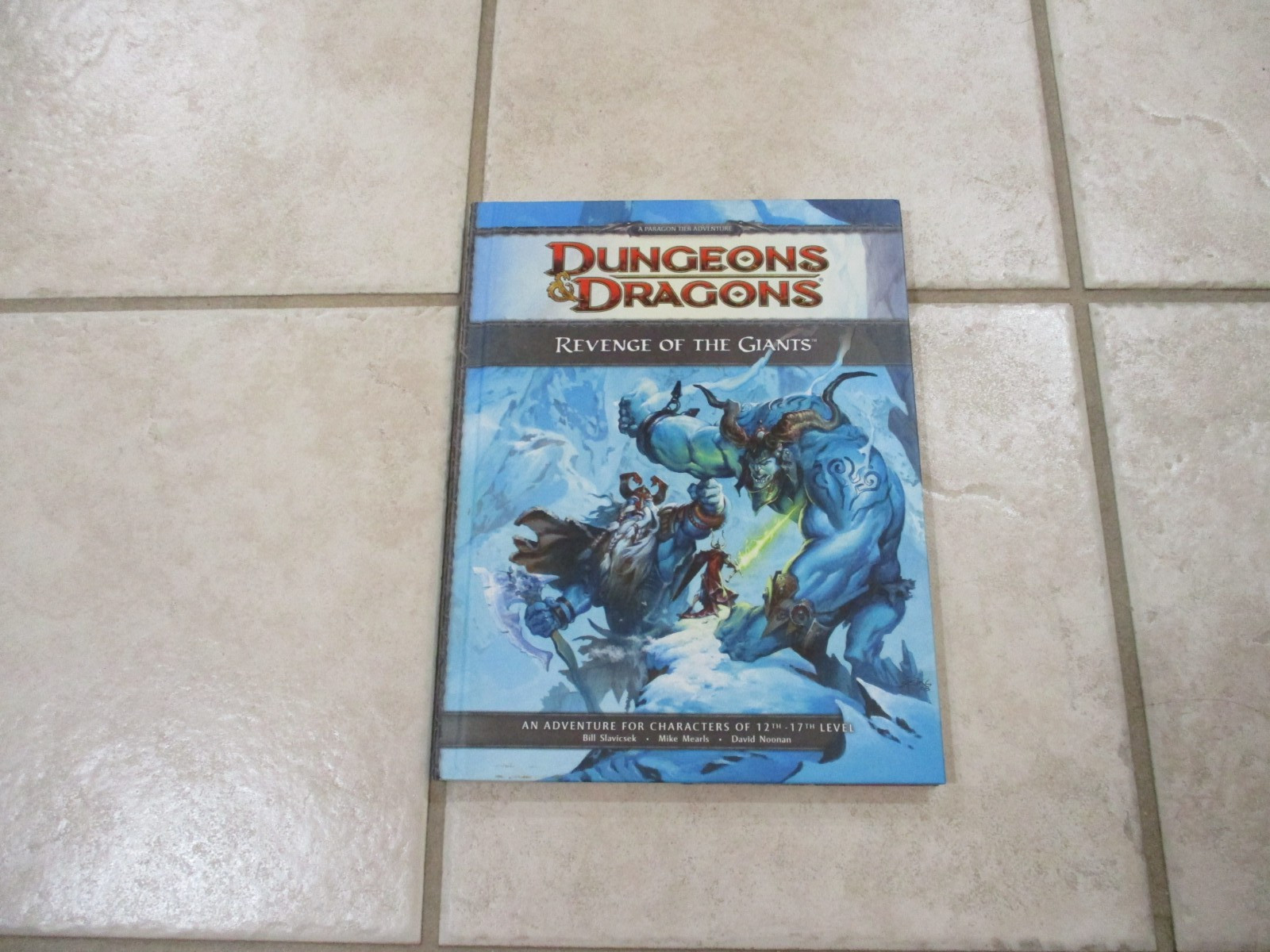 D&D D20 4.0 4th Ed Revenge of The Giants no map