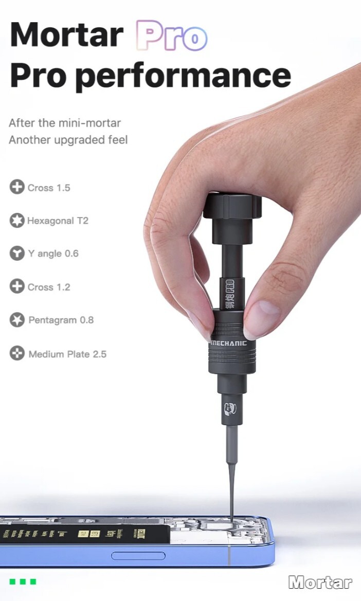 Mortar PRO, TORQUE Screwdriver, 1.2 Phillips ANTI-SLIP Mechanic