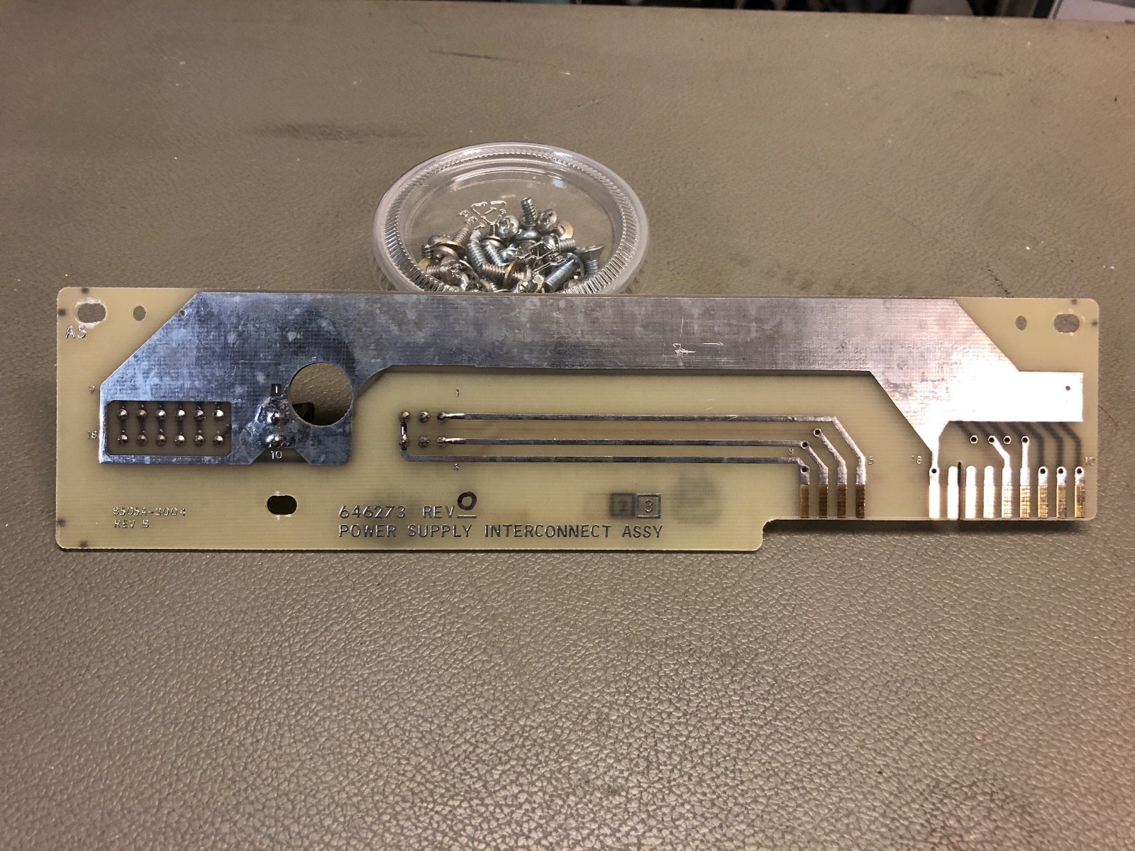 Fluke 8506A A5 Power Supply Interconnect PCB, 8505A-3004 REV B 646273 REV 0