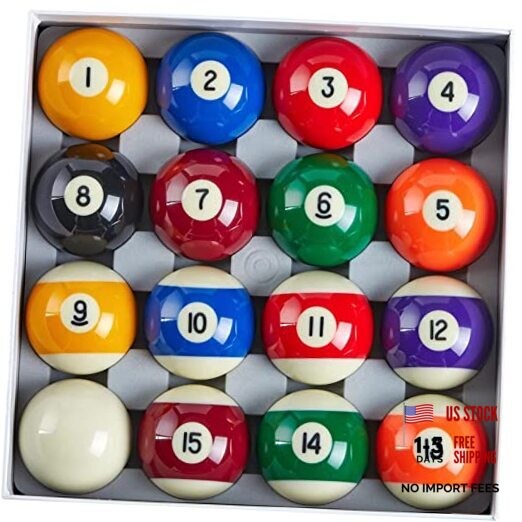 Billiard Balls Set 16 Pool Table Balls Deluxe