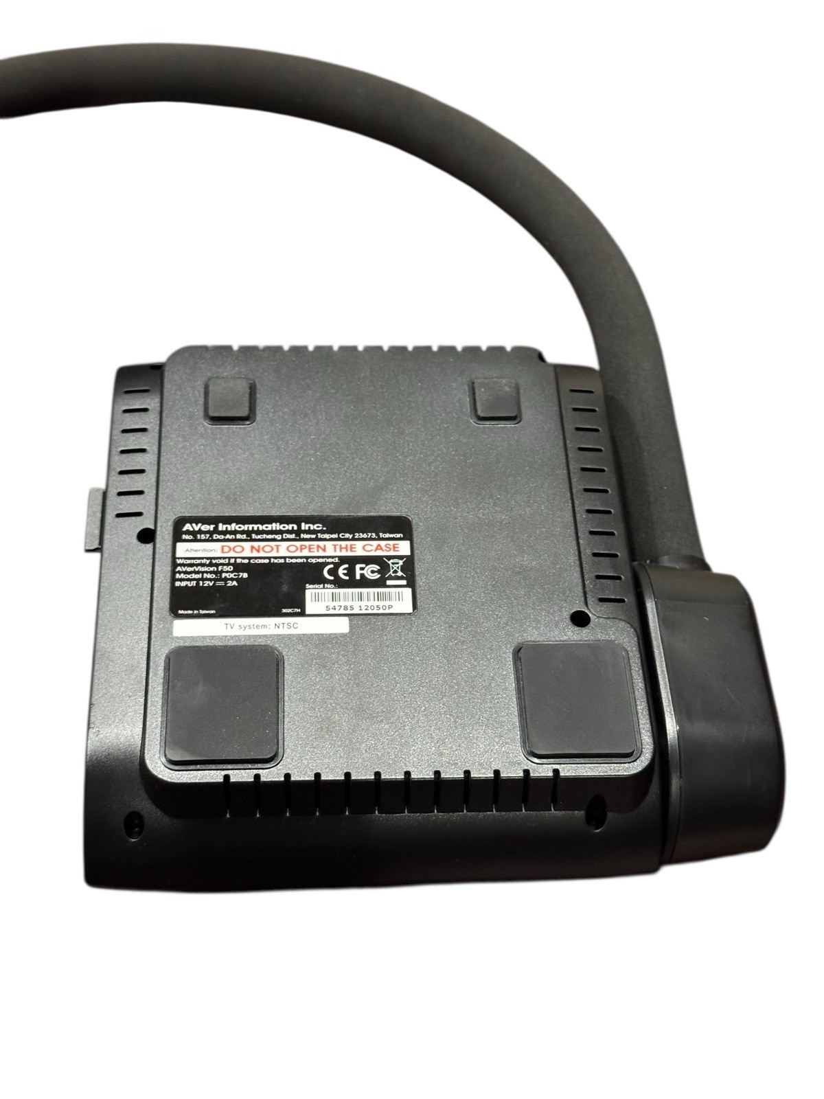 AVerVision F50HD Document Camera Flexible Arm
