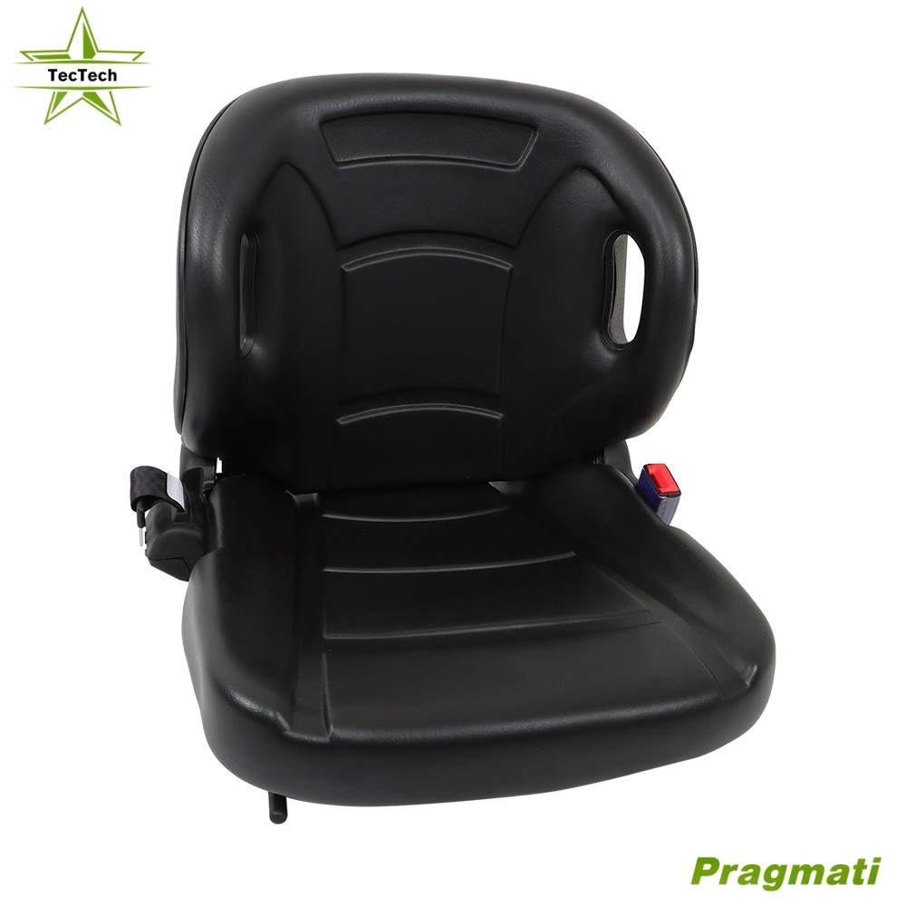 Black Universal Forklift Seat Fits For Clark Cat Hyster Yale Toyota New