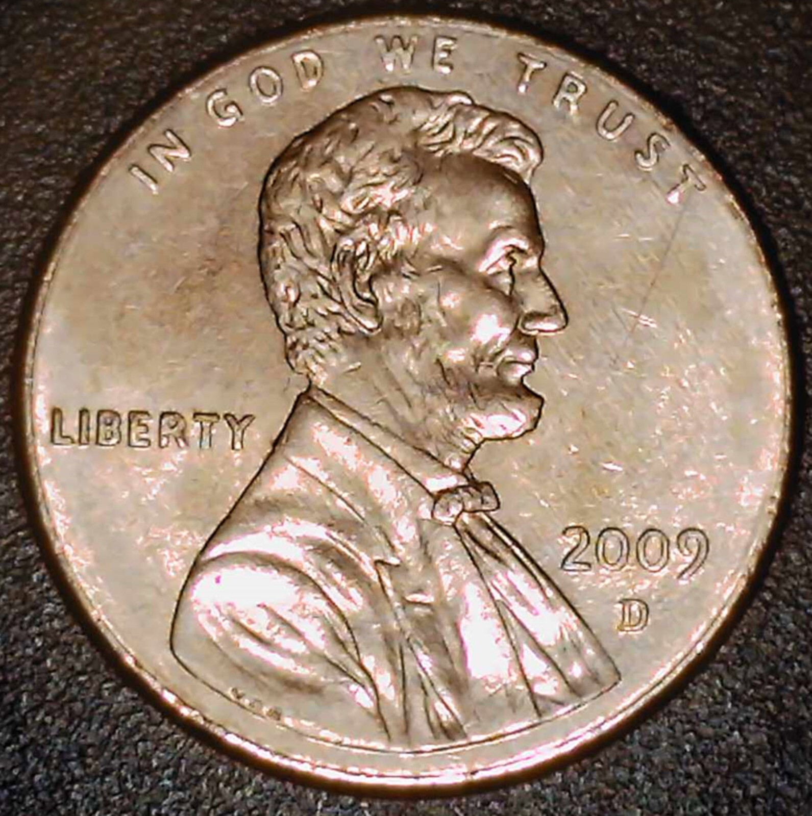 2009 D Lincoln Bicentennial Penny - Formative Years