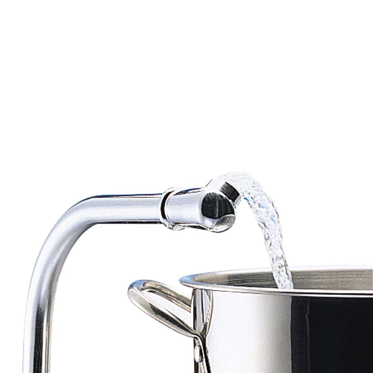 Kitchen Faucet Chrome Hi-Rise 2 Lever Handles Centerset | Renovator's Supply