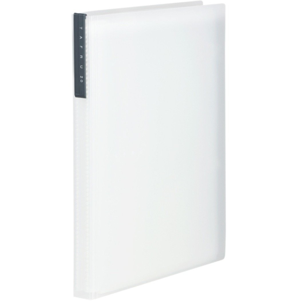 8152T Toe Clear File Tuffle(Transparent), Transparent, A4, 20 Pockets