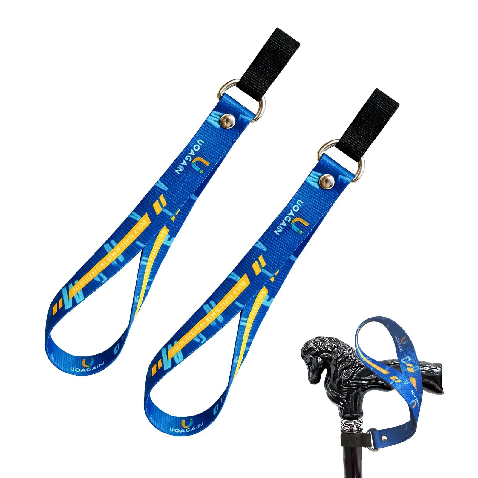 Anti-Drop 2 Pack Wrist Strap, Walking or Trekking Pole Stretchable Elastic Wr...
