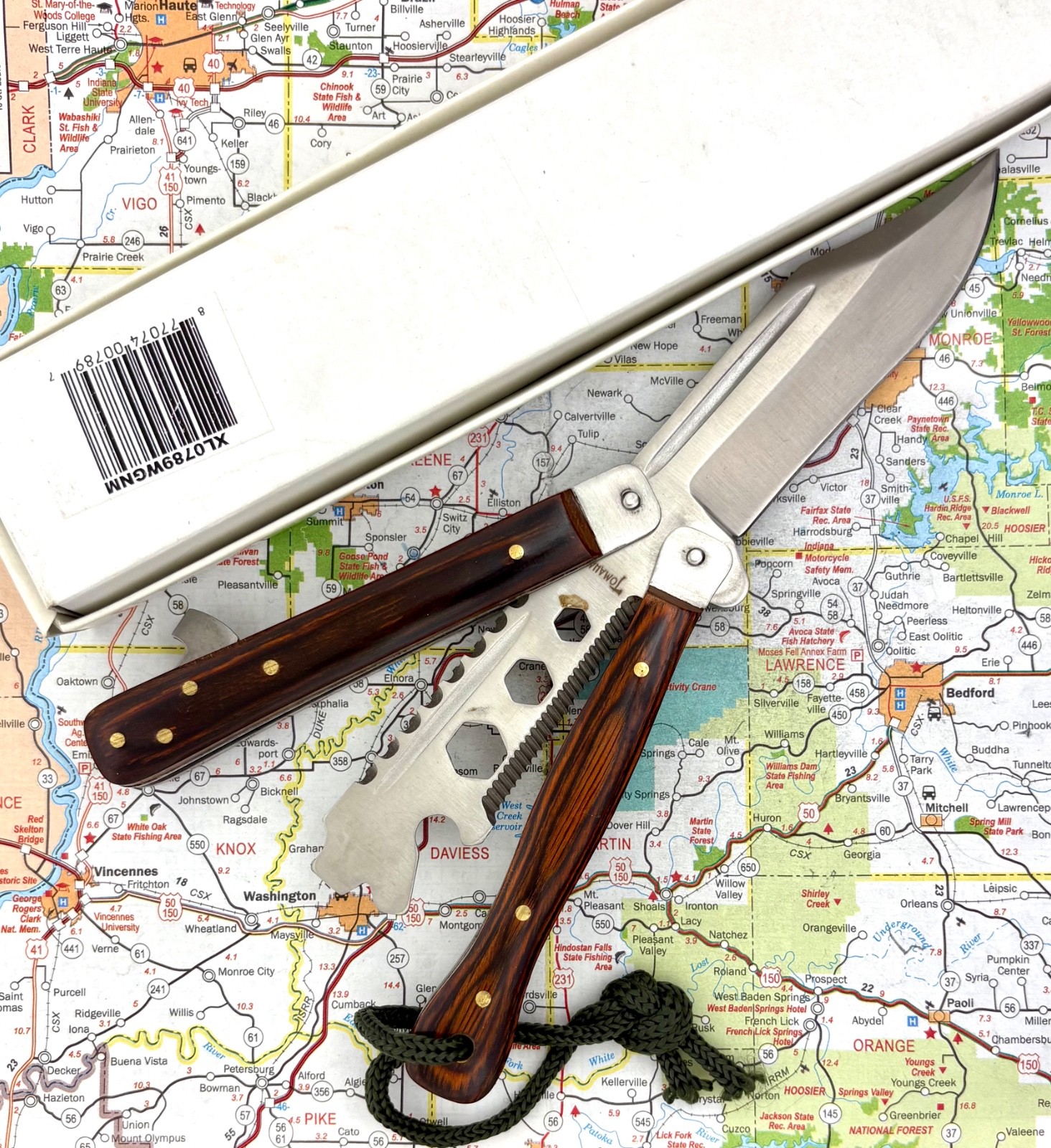 Tomahawk Brand Butterfly Style Multi-Tool Survival Camping New in Box