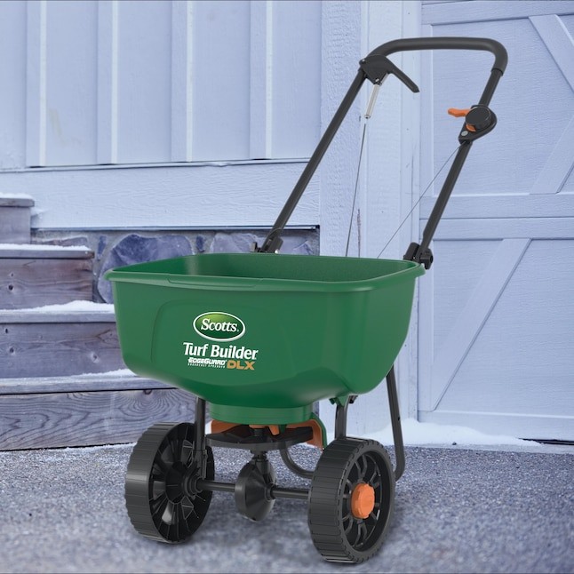 Scotts Turf Builder EdgeGuard DLX Broadcast Spreader 46-lb Capacity Compatible