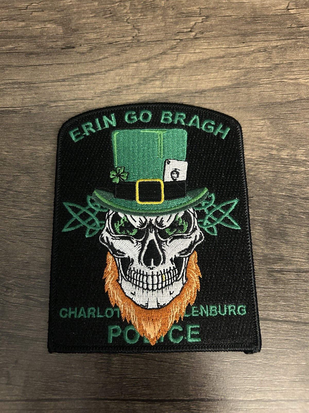 Erin Go Bragh Skeleton St. Patrick’s Day Ghost Patch *NEW*