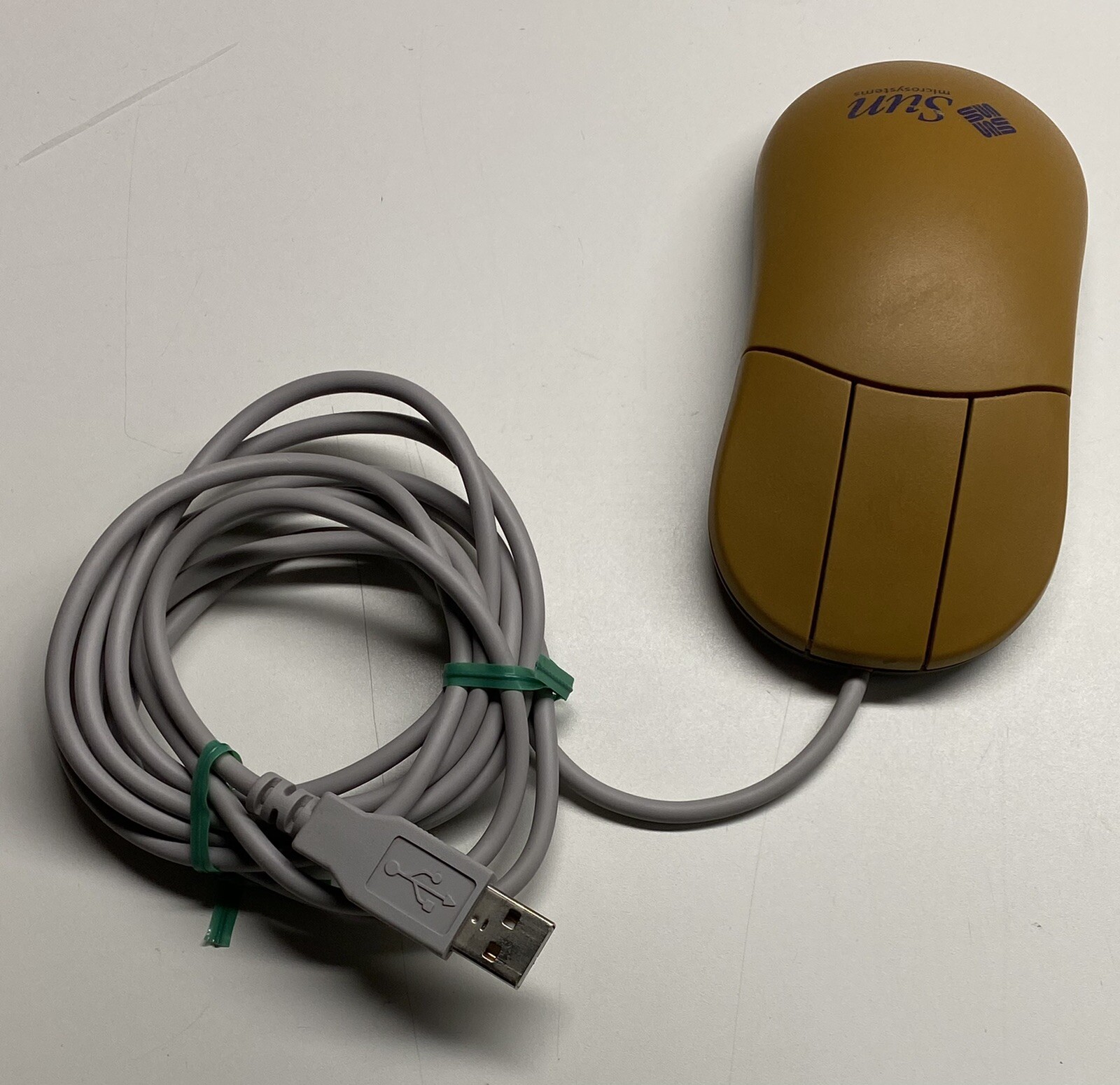 SUN Oracle 370-3632 Type-6 USB CROSSBOW 3-BUTTON USB MOUSE (YELLOW)