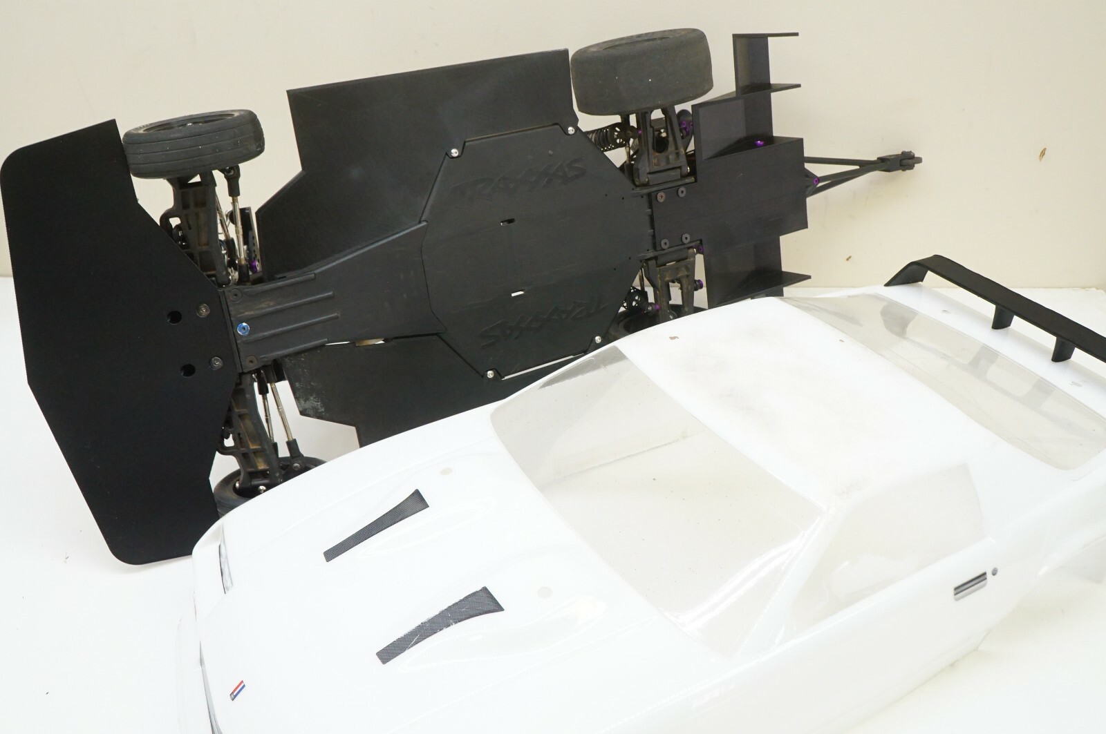 Downforce Aero Kit Ground Effects Undertray Diffuser Traxxas Slash DRAG IROC-Z