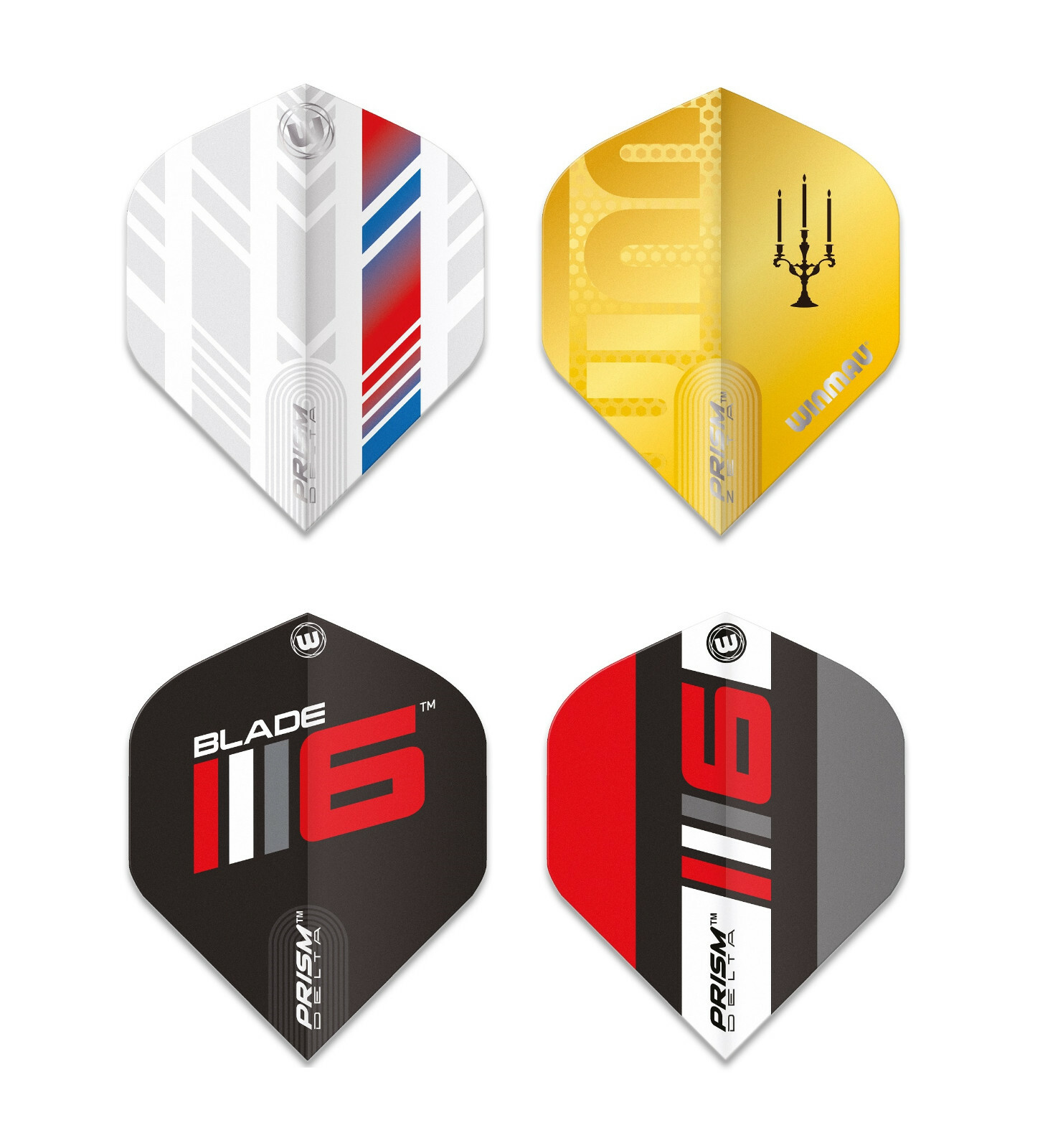 Winmau Prism Delta Standard Dart Flights 100 micron