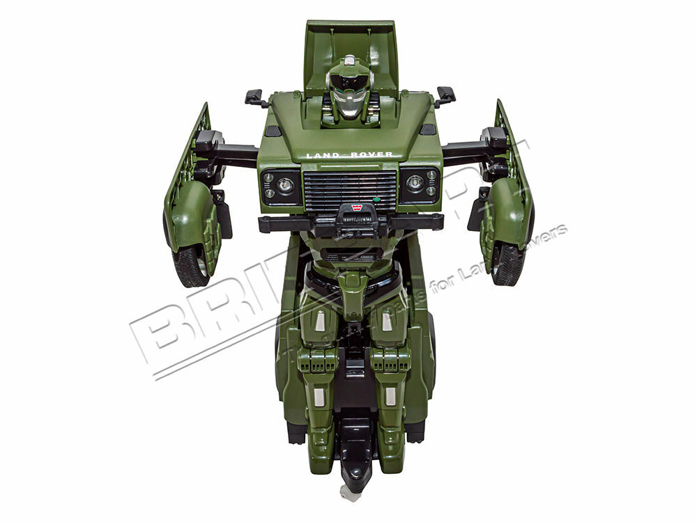 LAND ROVER DEFENDER 1:14 TRANSFORMABLE CAR ROBOT REMOTE CONTROL TOY LFTY420GNA