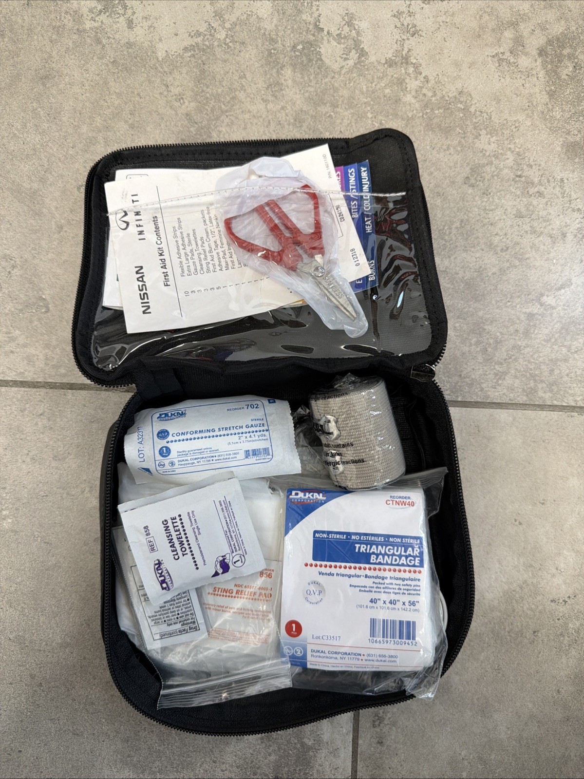 Infiniti First Aid Kit Used Like New