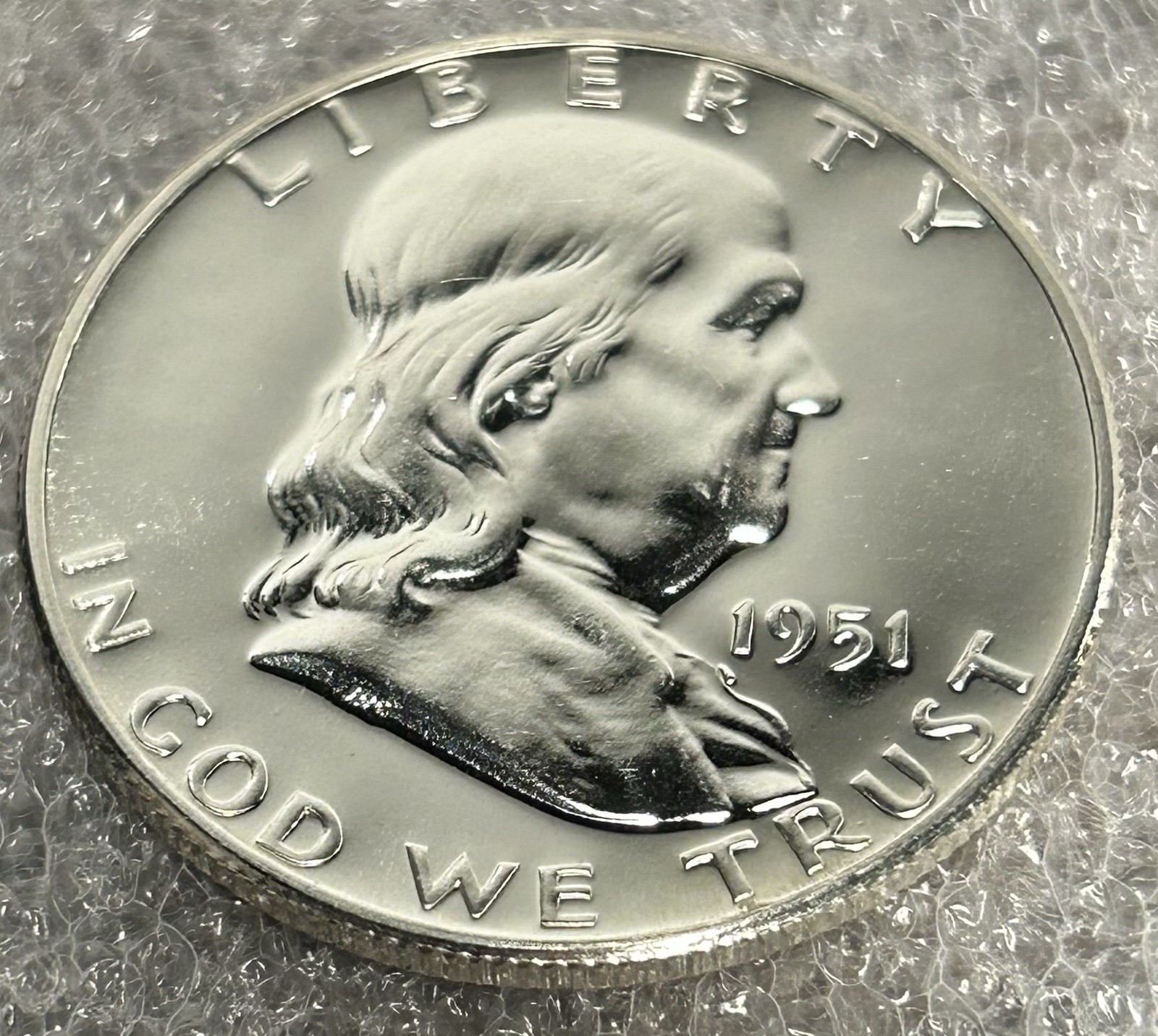 1951 Proof Franklin Silver 50¢ BBC1