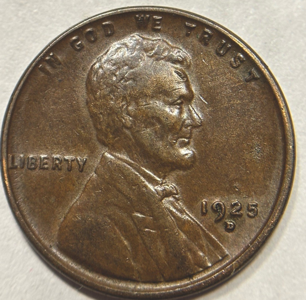 1925-D Lincoln Cent Wheat Penny, Better Date In This Nice Condition