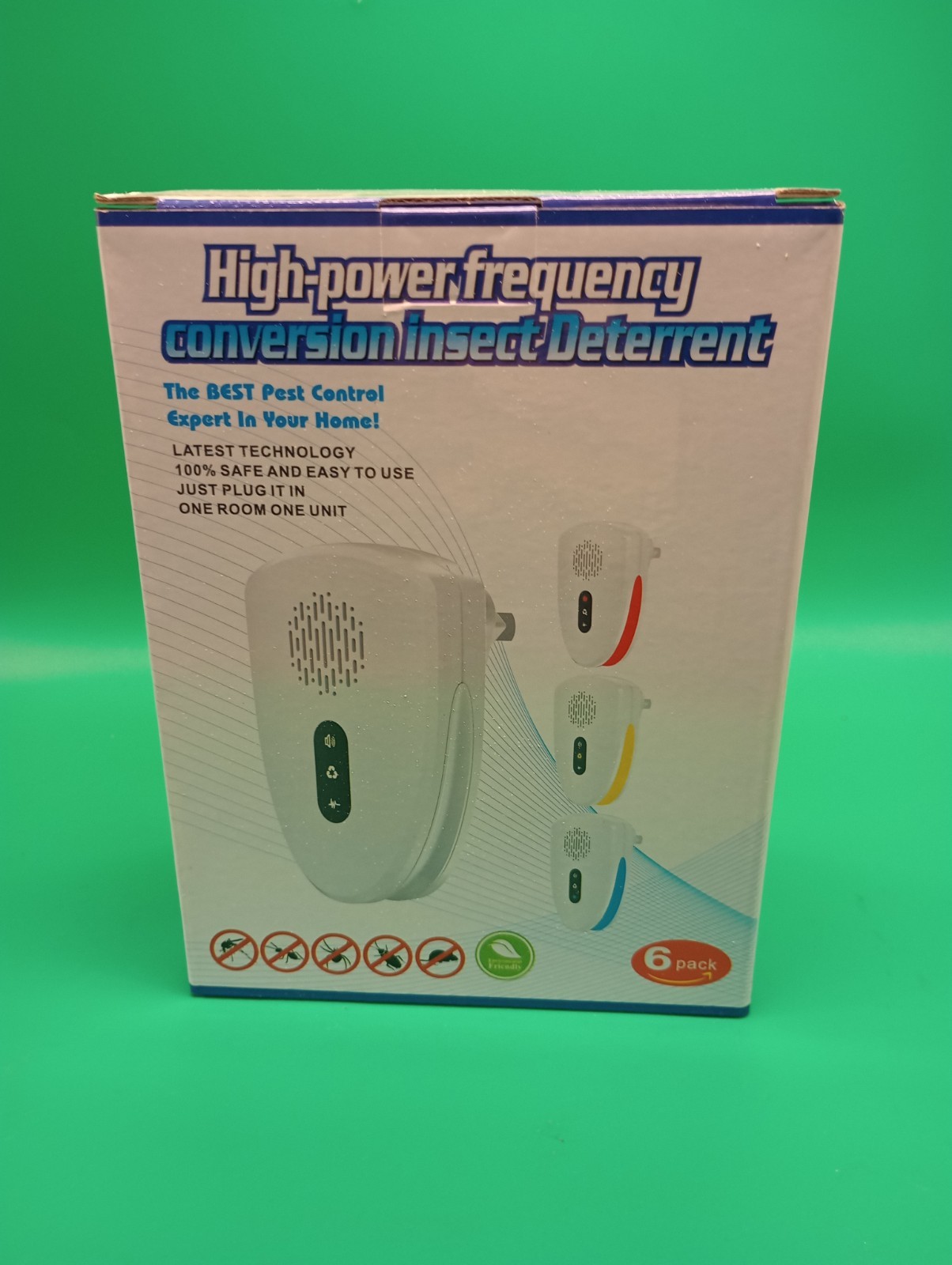 High-Power Frequency Conversion Insect Repellent - 6 Pack Pest Control DIY