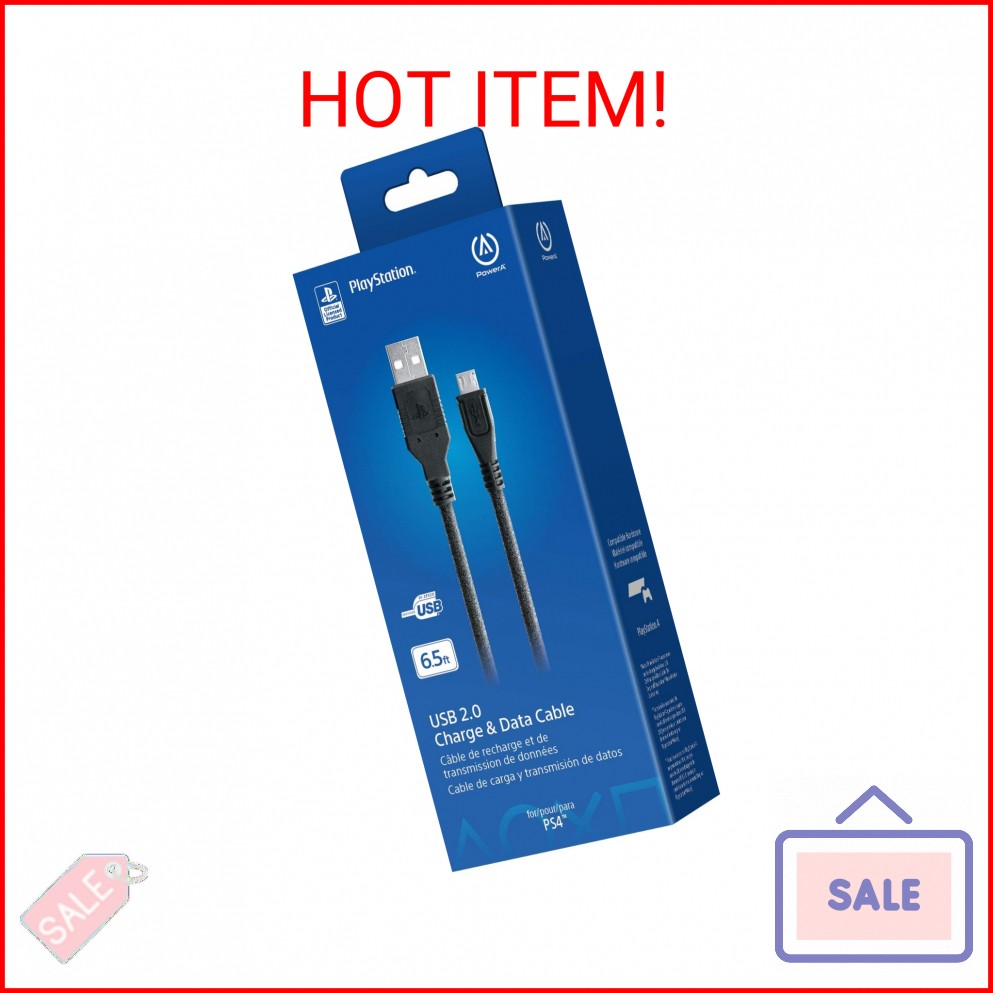 PowerA USB Charging Cable for Playstation 4