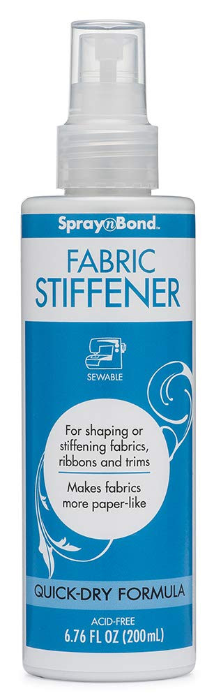 SpraynBond Fabric Stiffener 6.76 Fl Oz Non Aerosol Dries Clear for Crafts