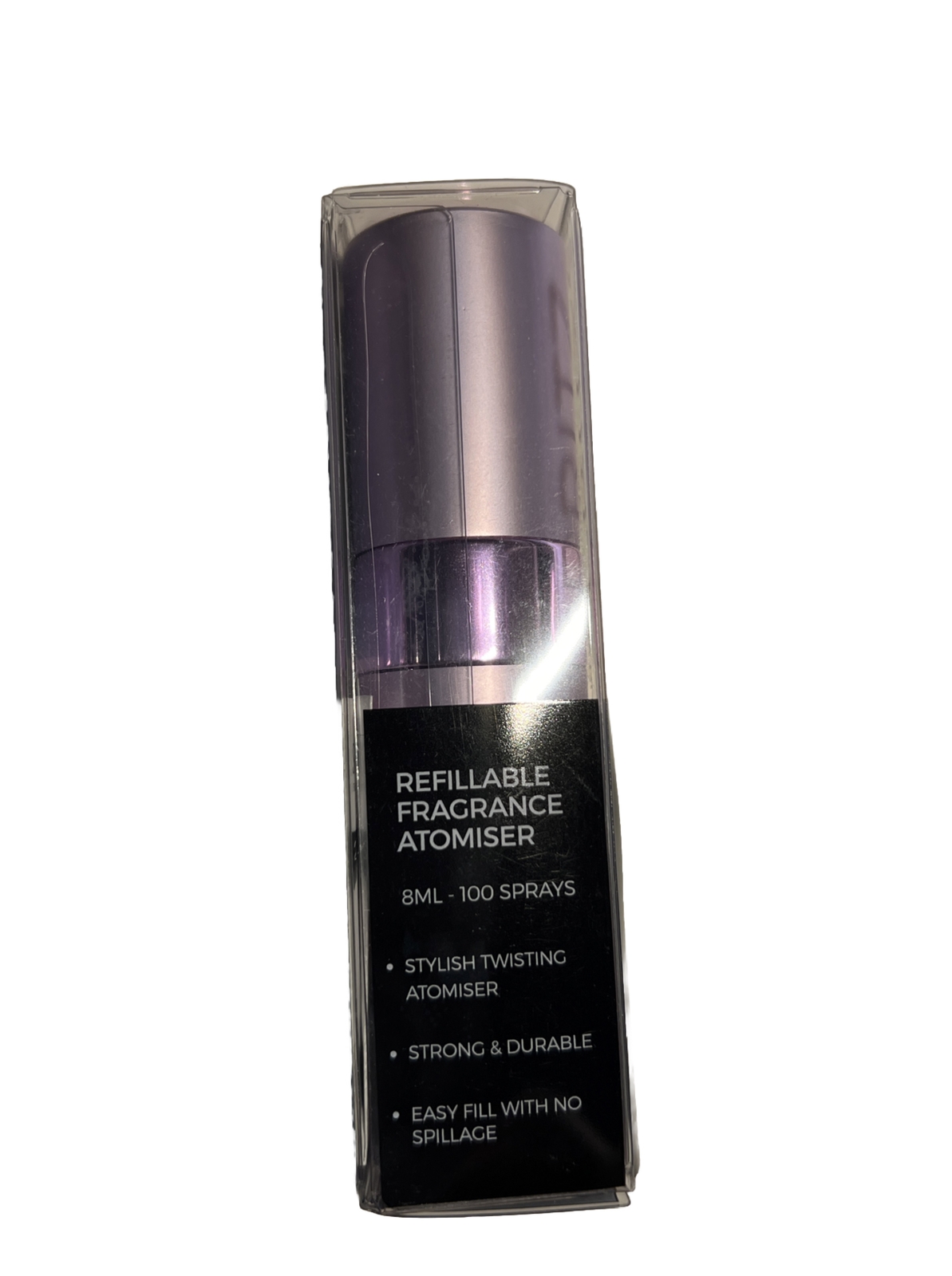 Twist And Spritz Atomizer-“Lavender/Lilac Color”8 Ml-100 Sprays-(NEW IN BOX)