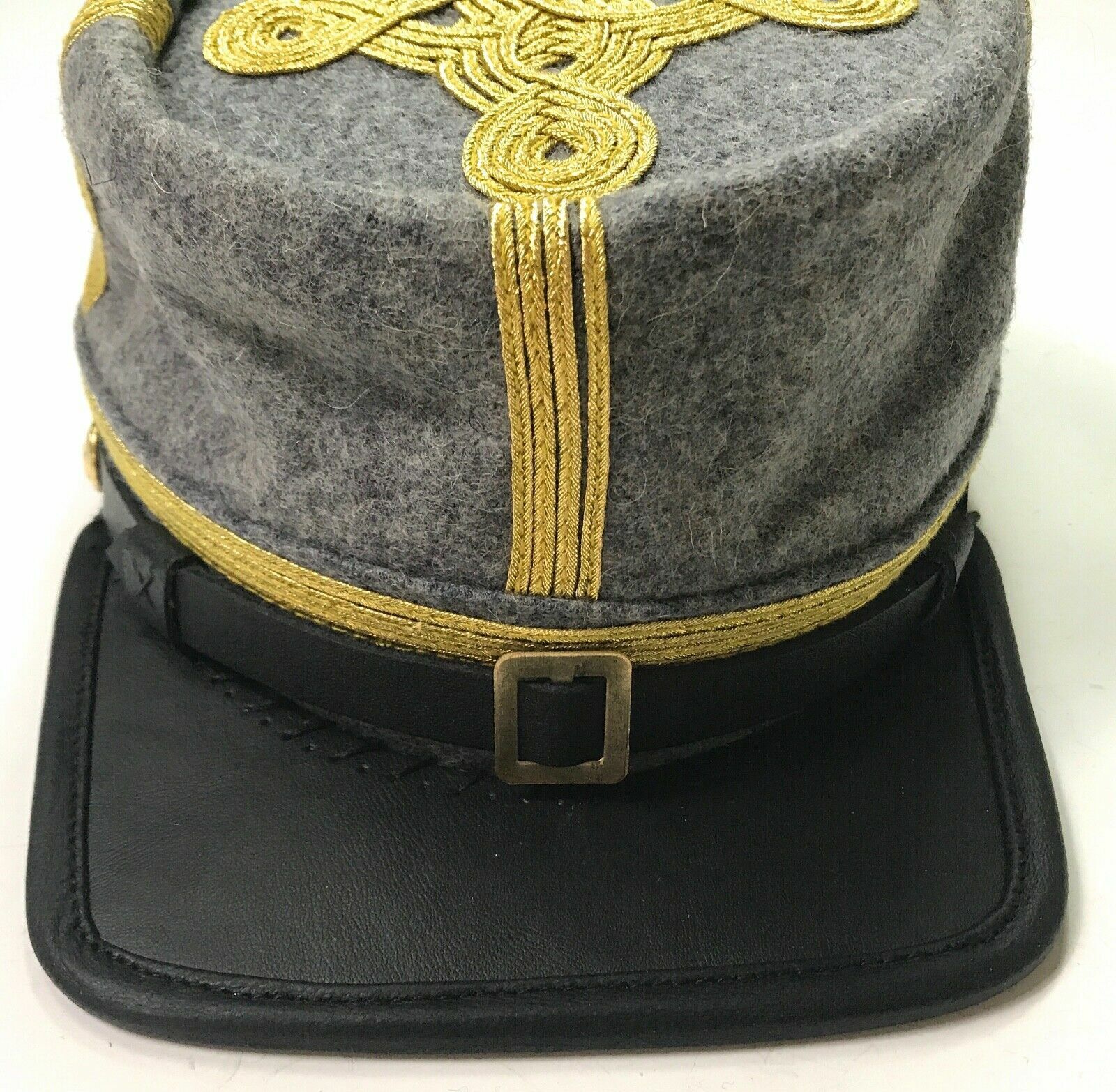 CIVIL WAR CONFEDERATE CSA GENERAL INFANTRY OFFICER KEPI FORAGE HAT-ALL SIZES!!