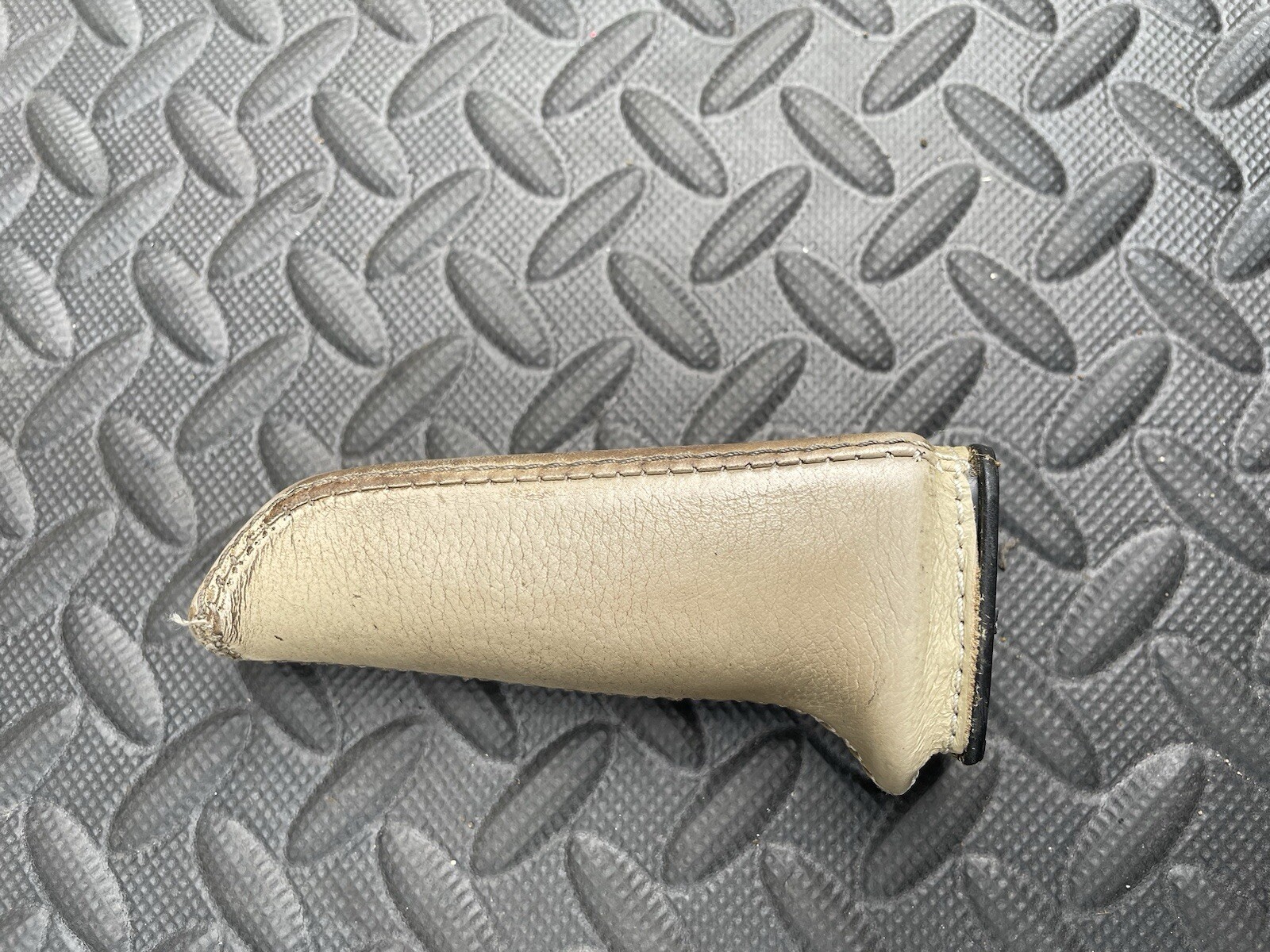 BMW E85 Z4 Genuine Handbrake Handle Leather Lever Beige OEM 74K Miles