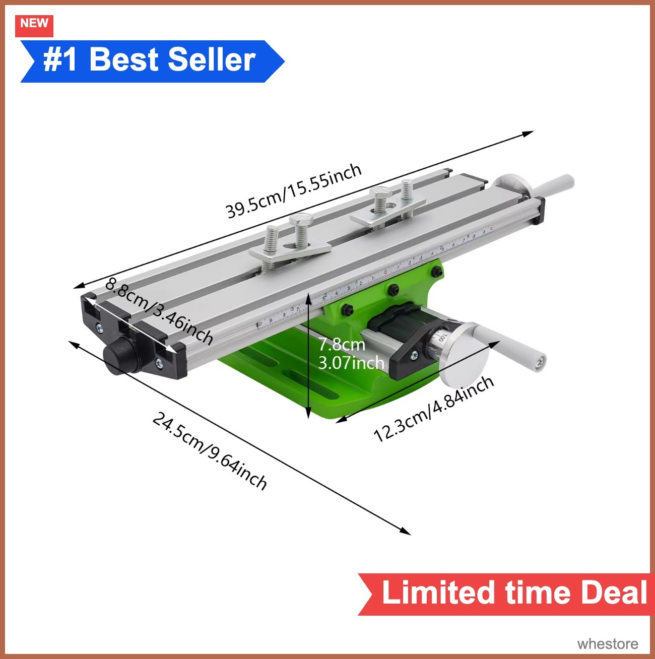 2 Axis Multifunction Milling Working Table X/Y Cross Slide Compound Bench Drill
