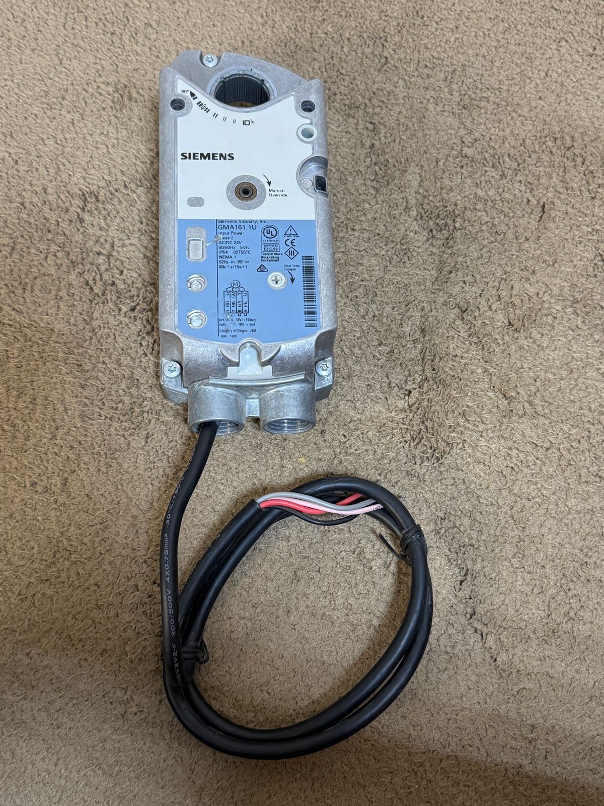 SIEMENS / ACTUATOR / GMA161.1U