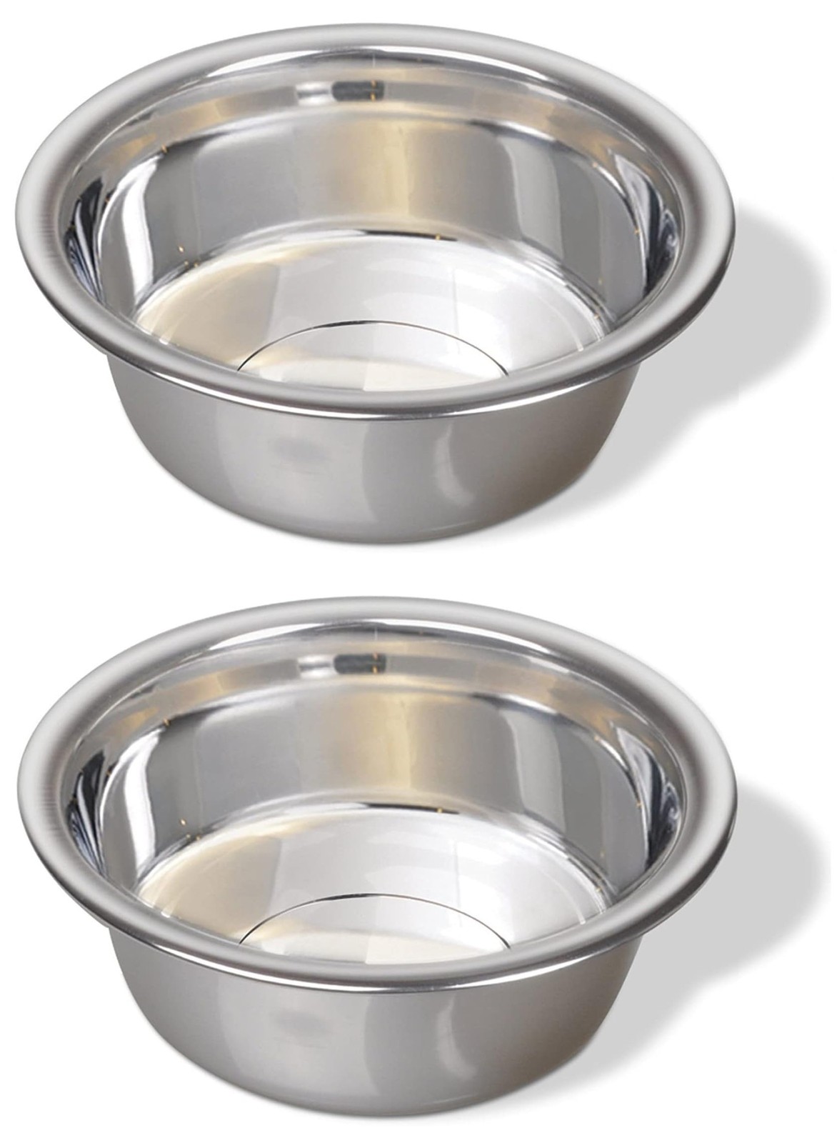 2 Pack Collapsible Dog Bowls Large Jumbo Portable Water Dish Carabiner Black