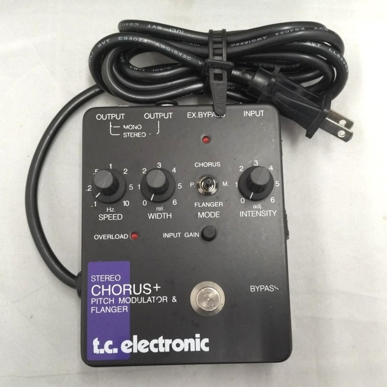 T.C.ELECTRONIC SCF Stereo Chorus+ Effects Pedal Used
