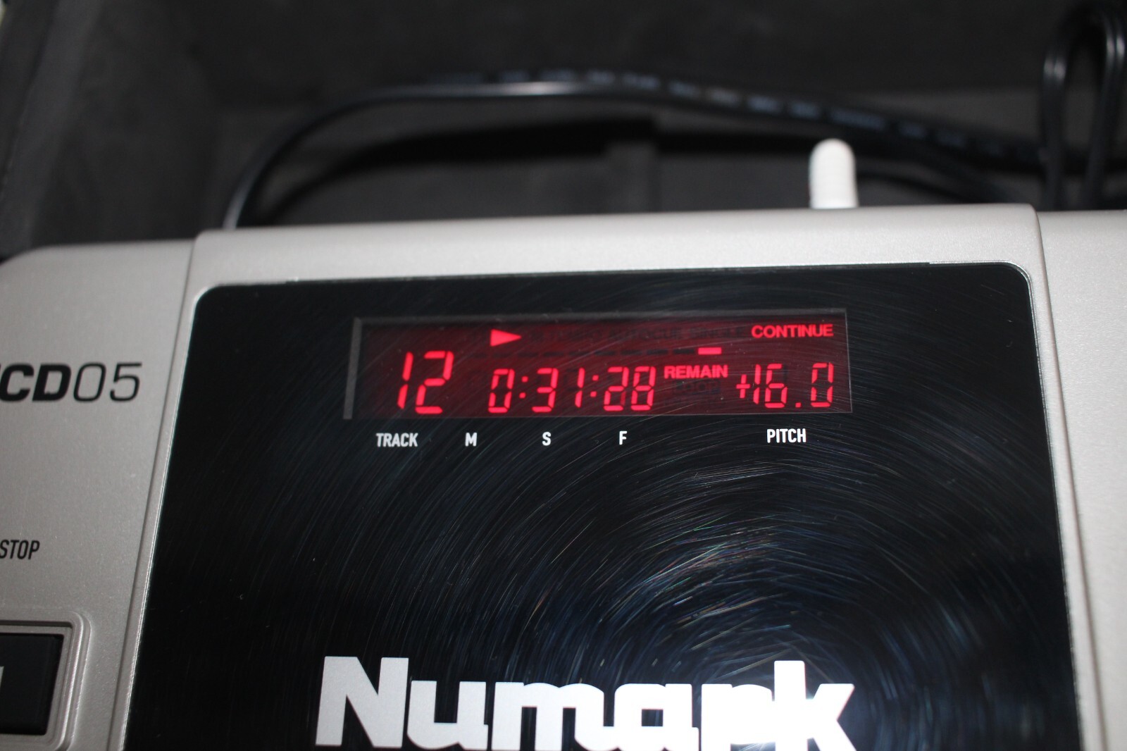 Numark MX05 Mixer 1 CD TCD05 CDJ MISSING 1 CD PLAYER (SYSTEM INCONPLETE,) WORKS
