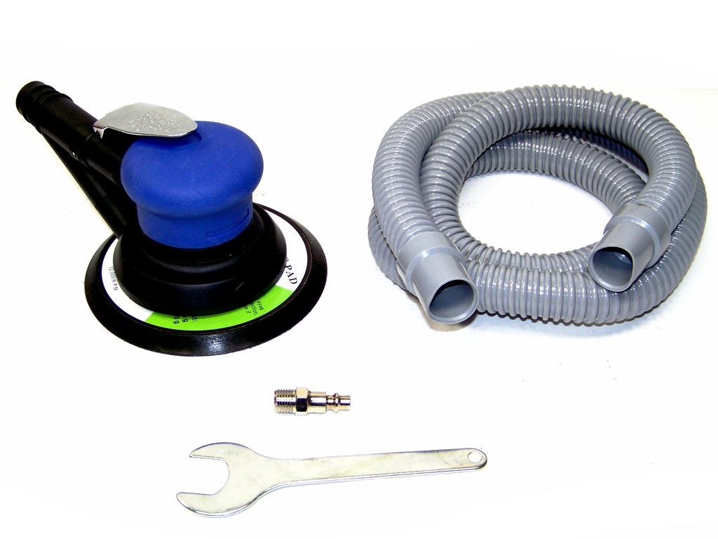 6" Air Palm Sander Random Orbital D A Paint Bondo Sander Self-Vacuum 10500RPM