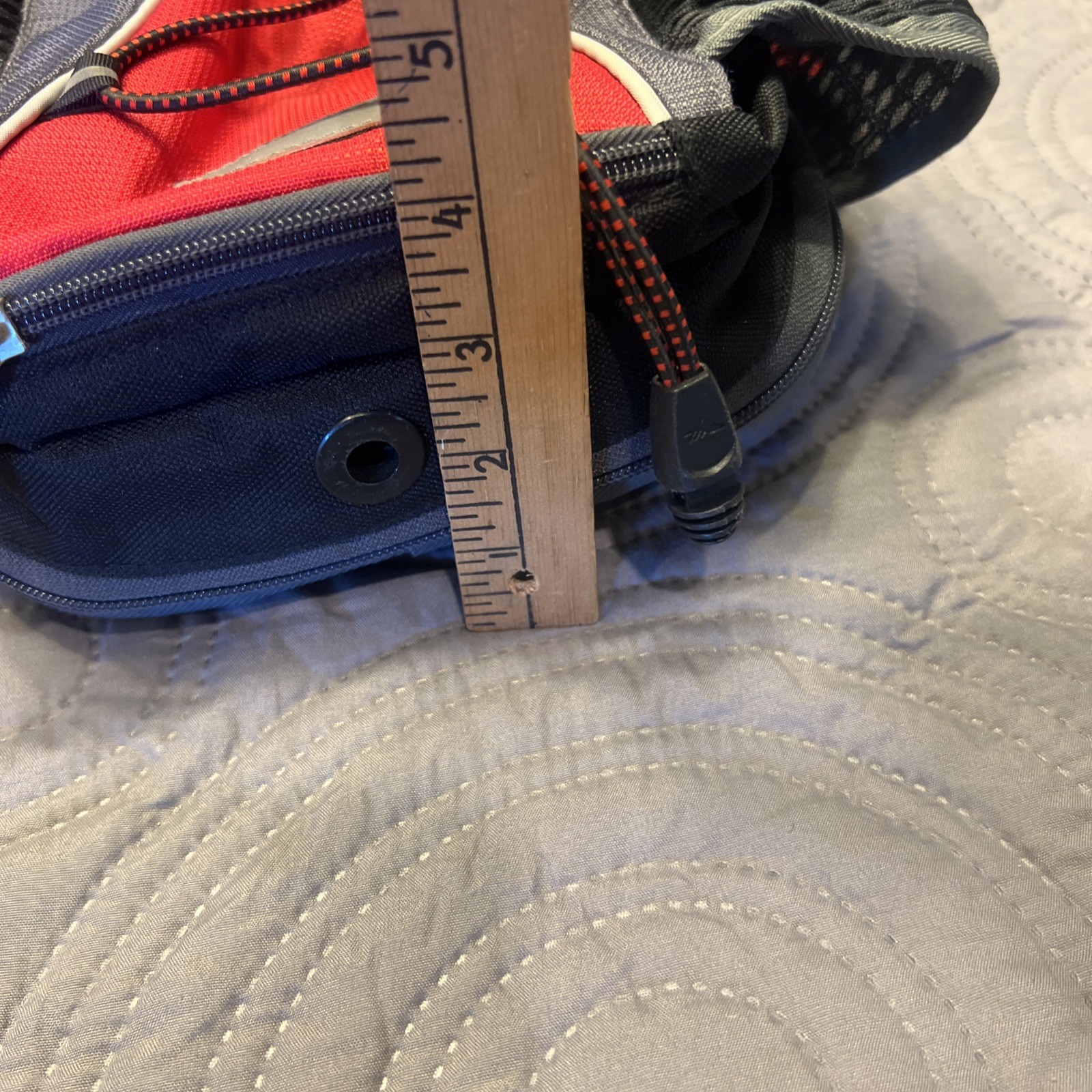High Sierra HydraHike Hydration Backpack Red Gray Missing Bladder Outdoor Hiking