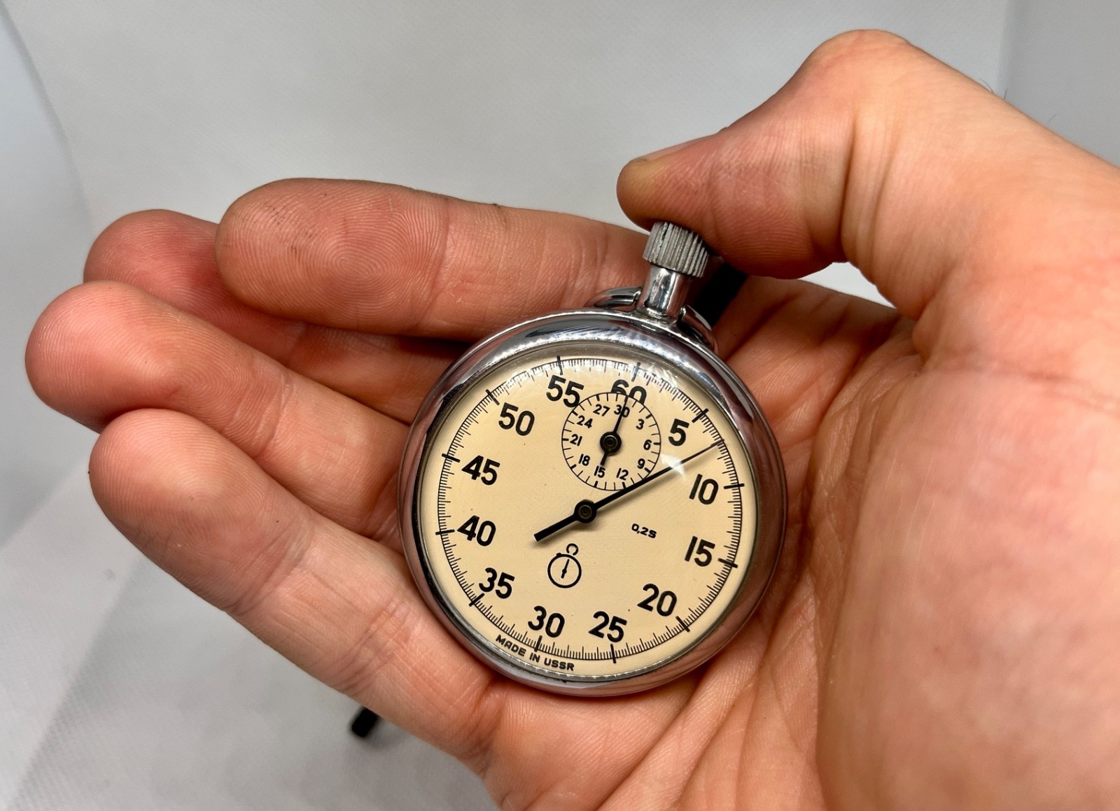 Soviet stopwatch with original box
