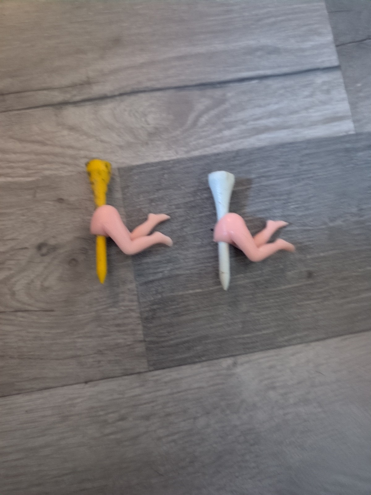 Vintage Golf Tee Novelty of Lower Body. Q3