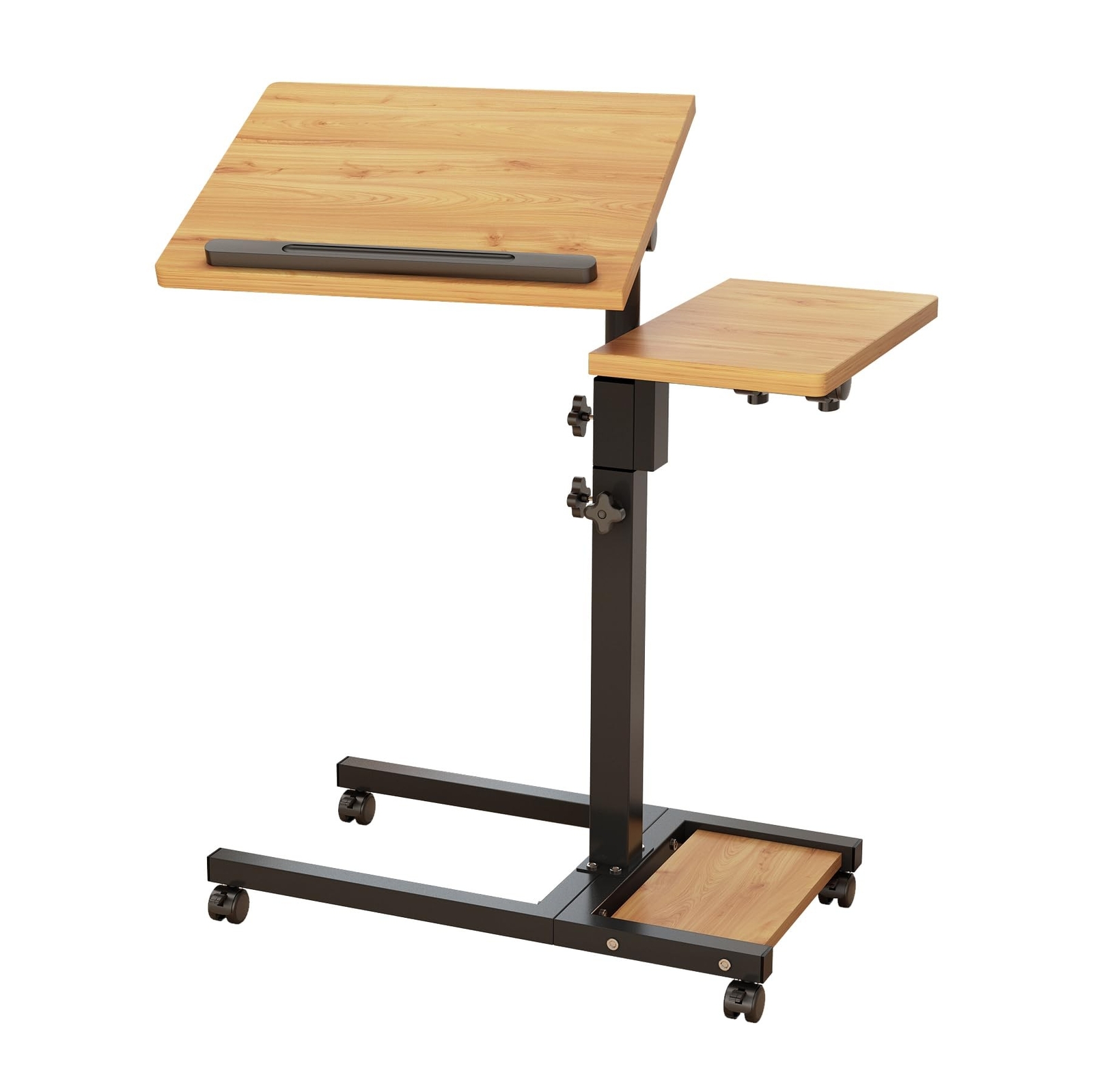 Mobile Height Adjustable Laptop Desk with Mouse Pad, Portable Lapto... Fast Ship