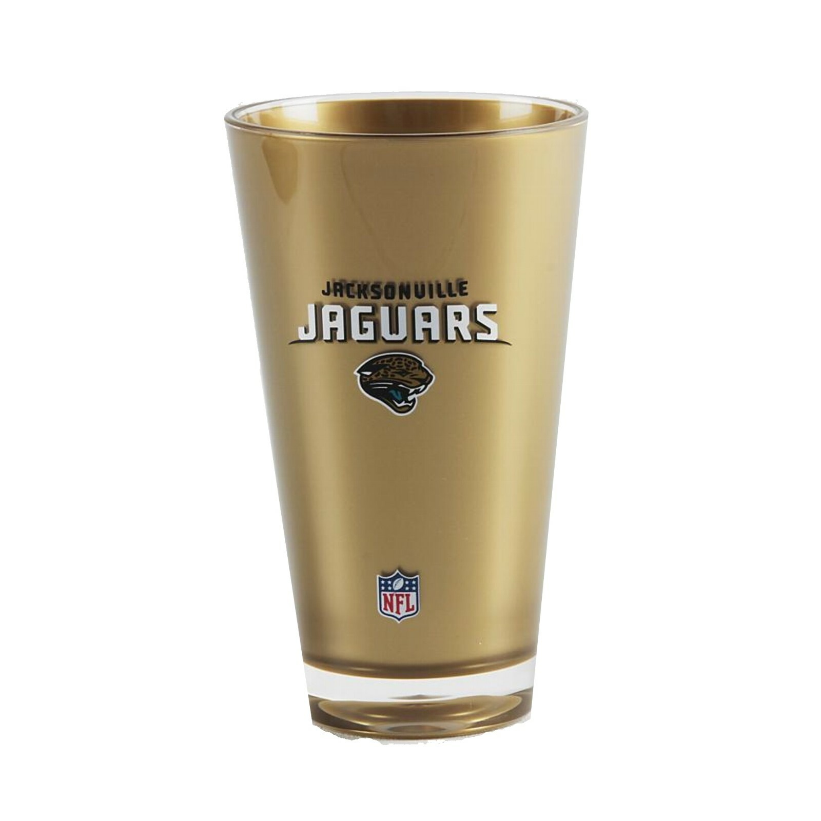 JACKSONVILLE JAGUARS 20OZ INSULATED TUMBLER CUP PINT FRONT & BACK LOGO FREE SHIP