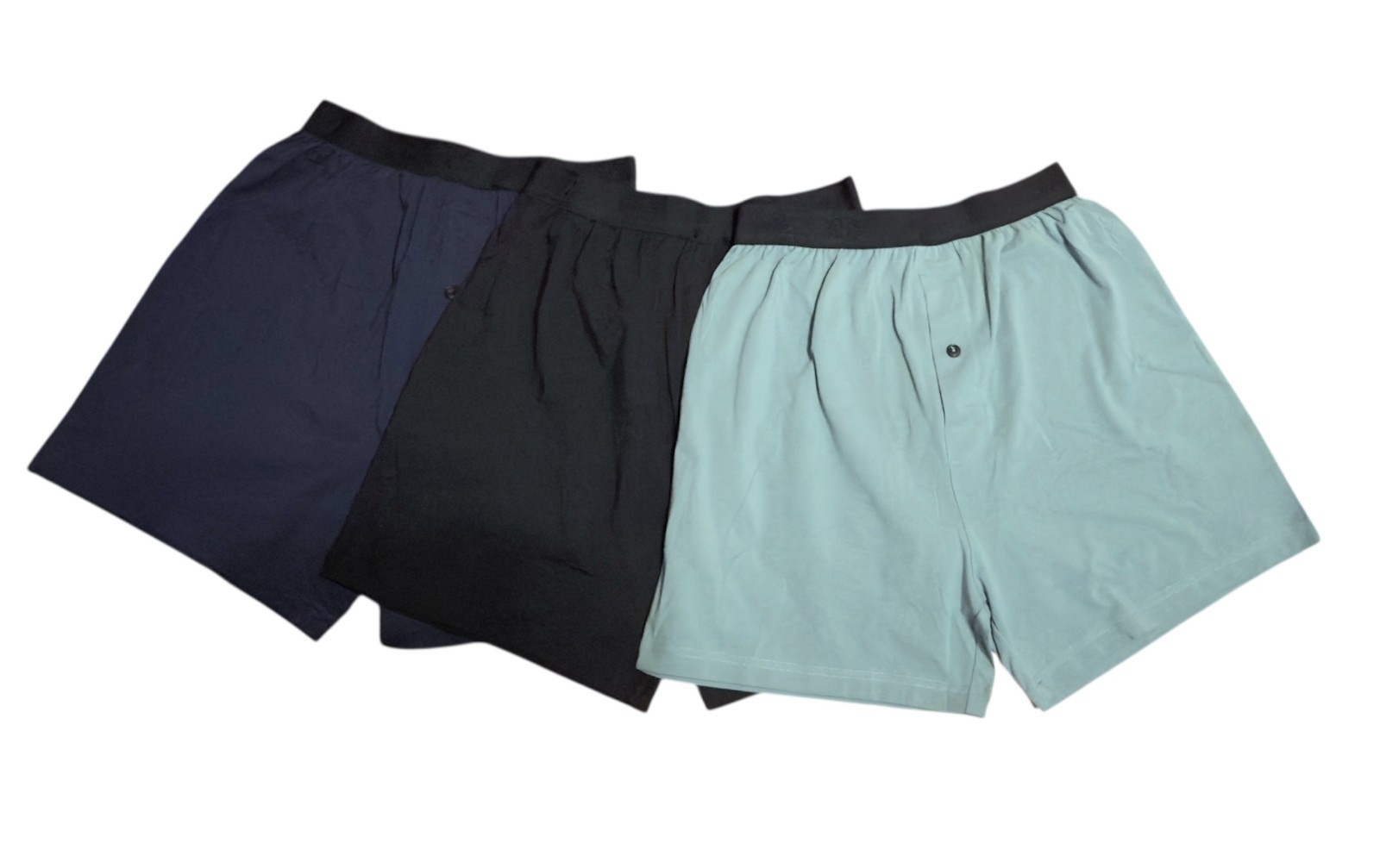 New 2 Pcs Mens Knit Boxer short underwear COTTON/SPANDEX~ S   L  XL