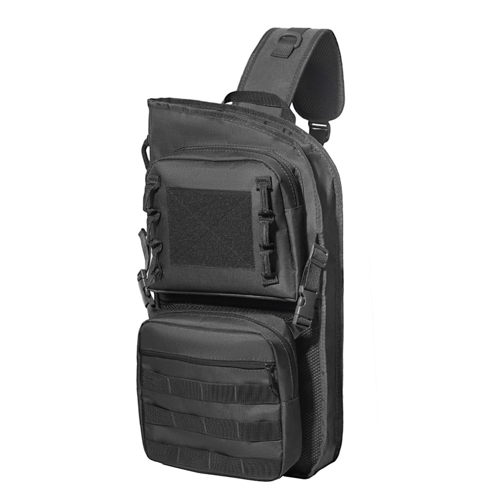 PSKOOK Lightweight Archery Back Arrow Quiver, Multifunctional MOLLE System with