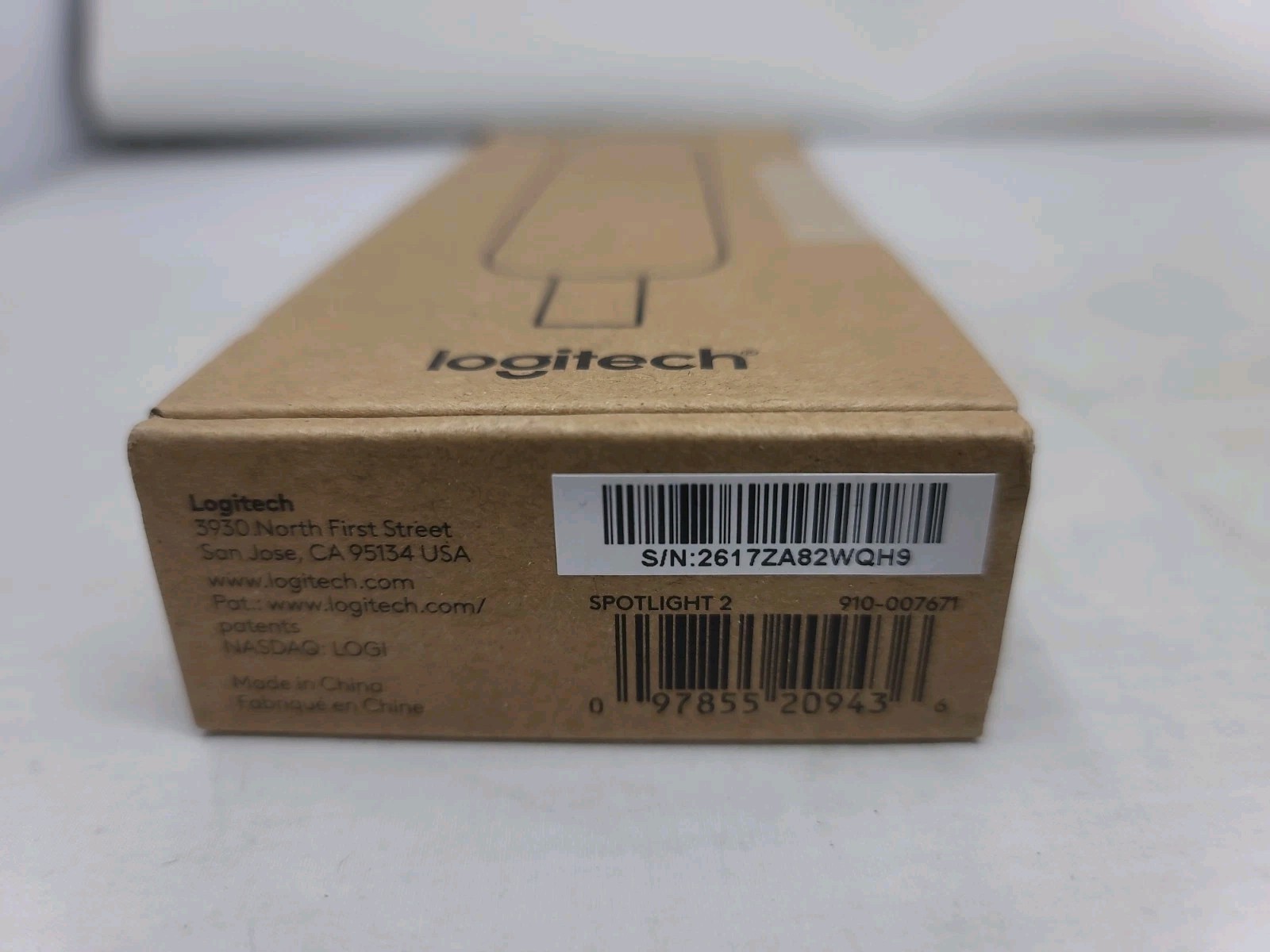 Logitech Spotlight 2 Wireless Bluetooth Laser Pointer Presenter w/ Haptics Black