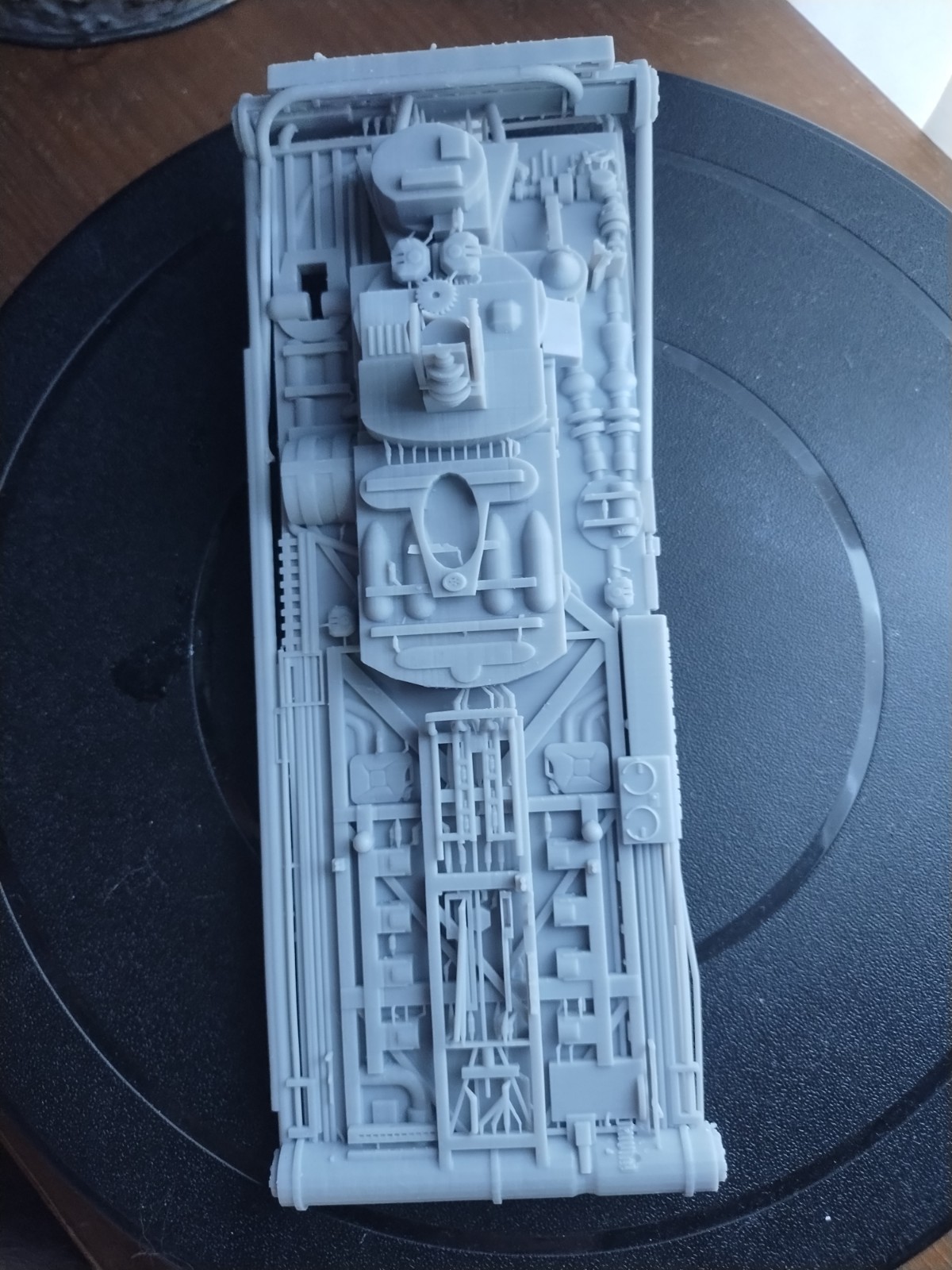 Battlestar Galactica Stellar Mining Ship 3D Resin Print 8.75"