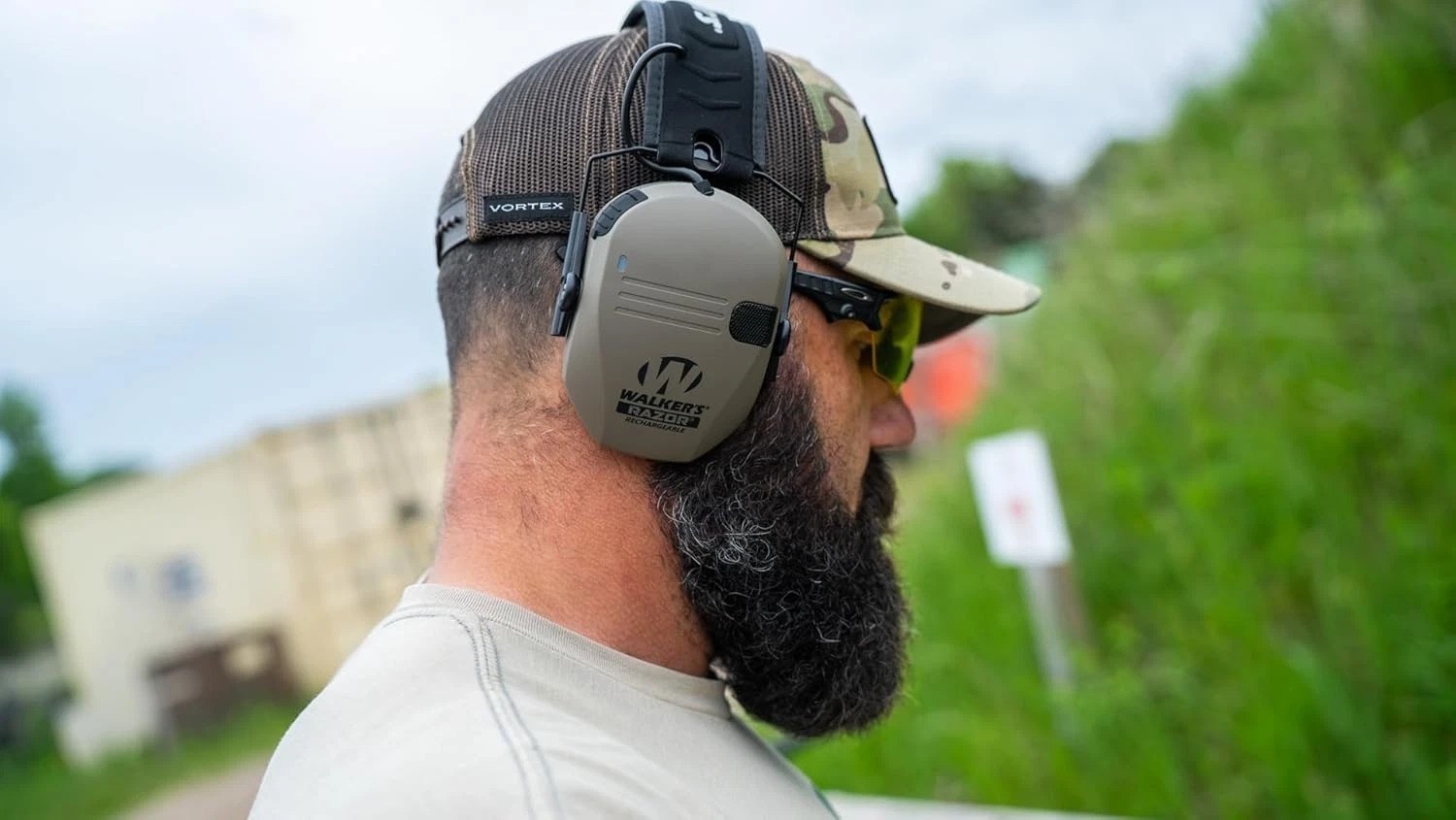 Rugged Razor Hearing Protection Earmuffs - Ultra Slim Design for Shooting Sports