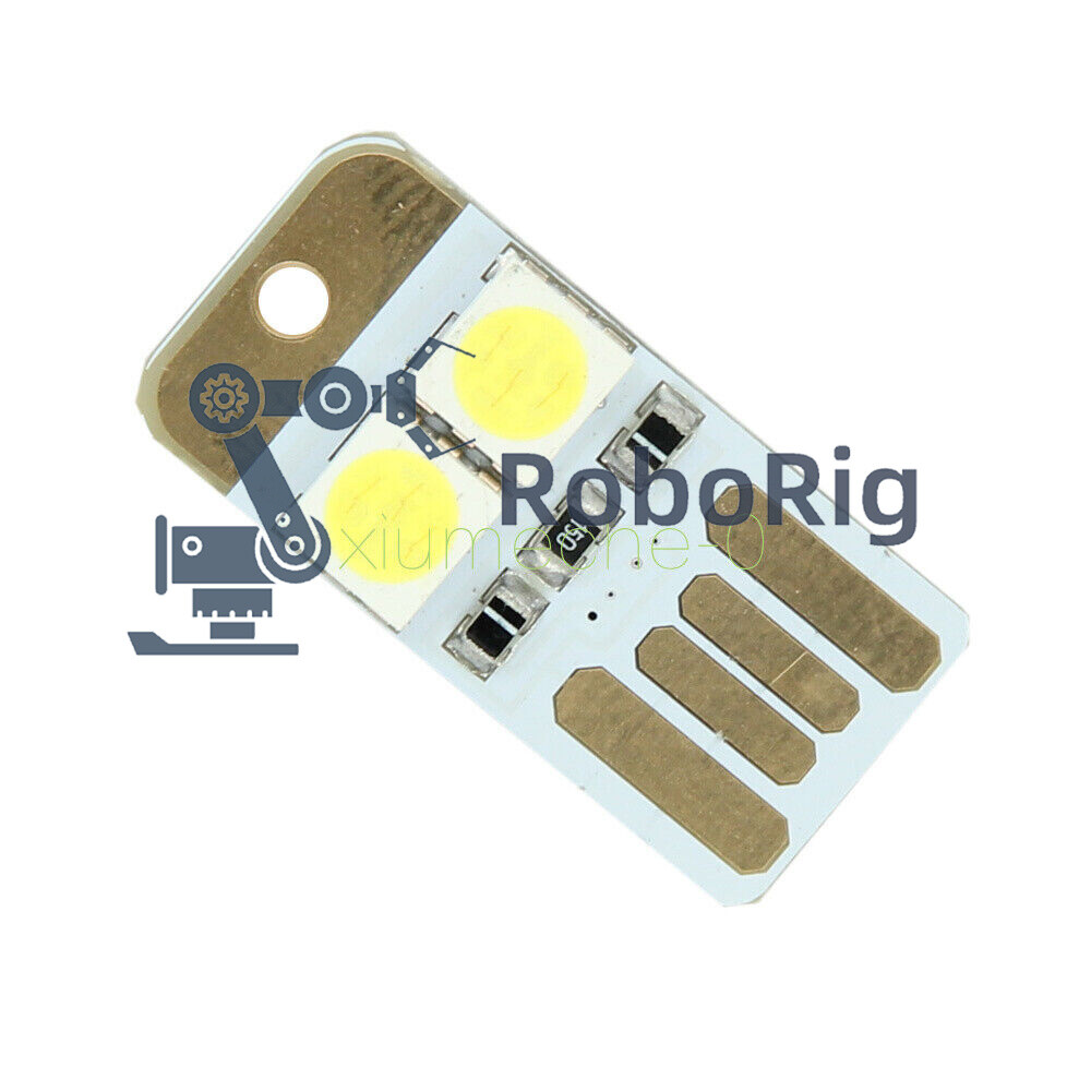 10PCS White USB LED Night-Light Double Sided Pluggable Power Supply Lamp NEW