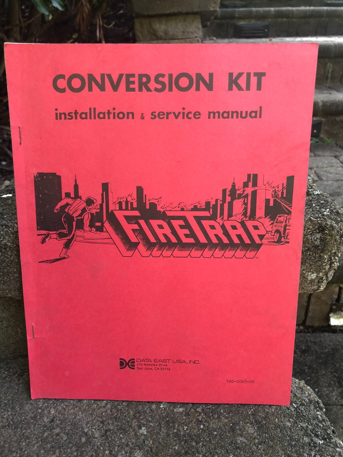 Firetrap by Data East Arcade Conversion Kit Installation Manual