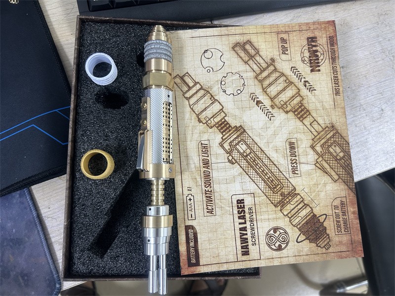 Doctor Who Master Metal Sonic Screwdriver Replica LED Prop Scalable Hand Lamp