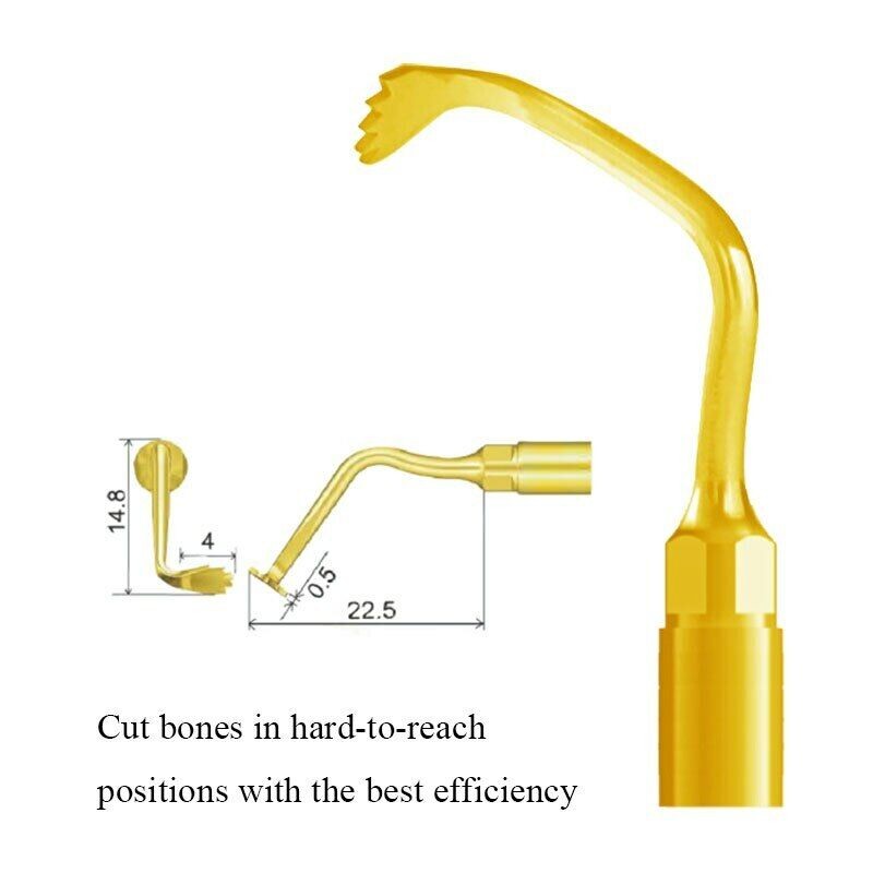 Woodpecker US1L Piezo Bone Surgery Tips Osteotomy Tips Fit US-II LED Surgery
