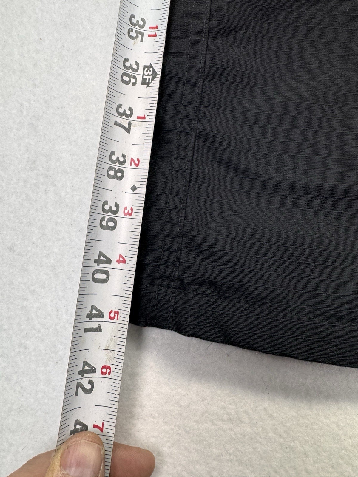 Propper Cargo Pants Black Ripstop Tactical 65%Poly 35%Cotton Button Fly Sm Reg